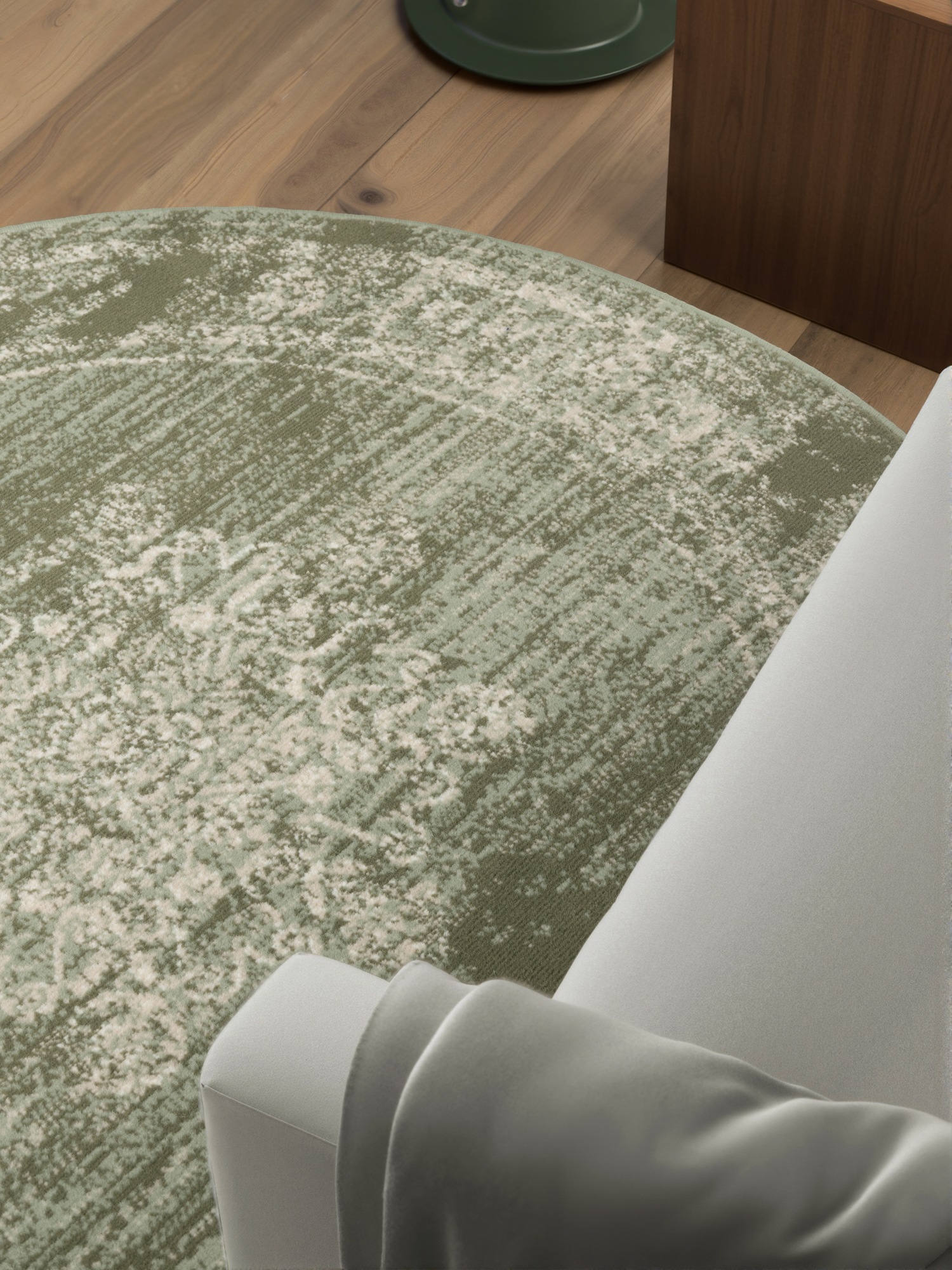 HANSE Home Teppich »Lydia«, rund, 9 mm Höhe, Wohnzimmer, Schlafzimmer, Flur, Kurzflor, orientalisch, Vintage, weich
