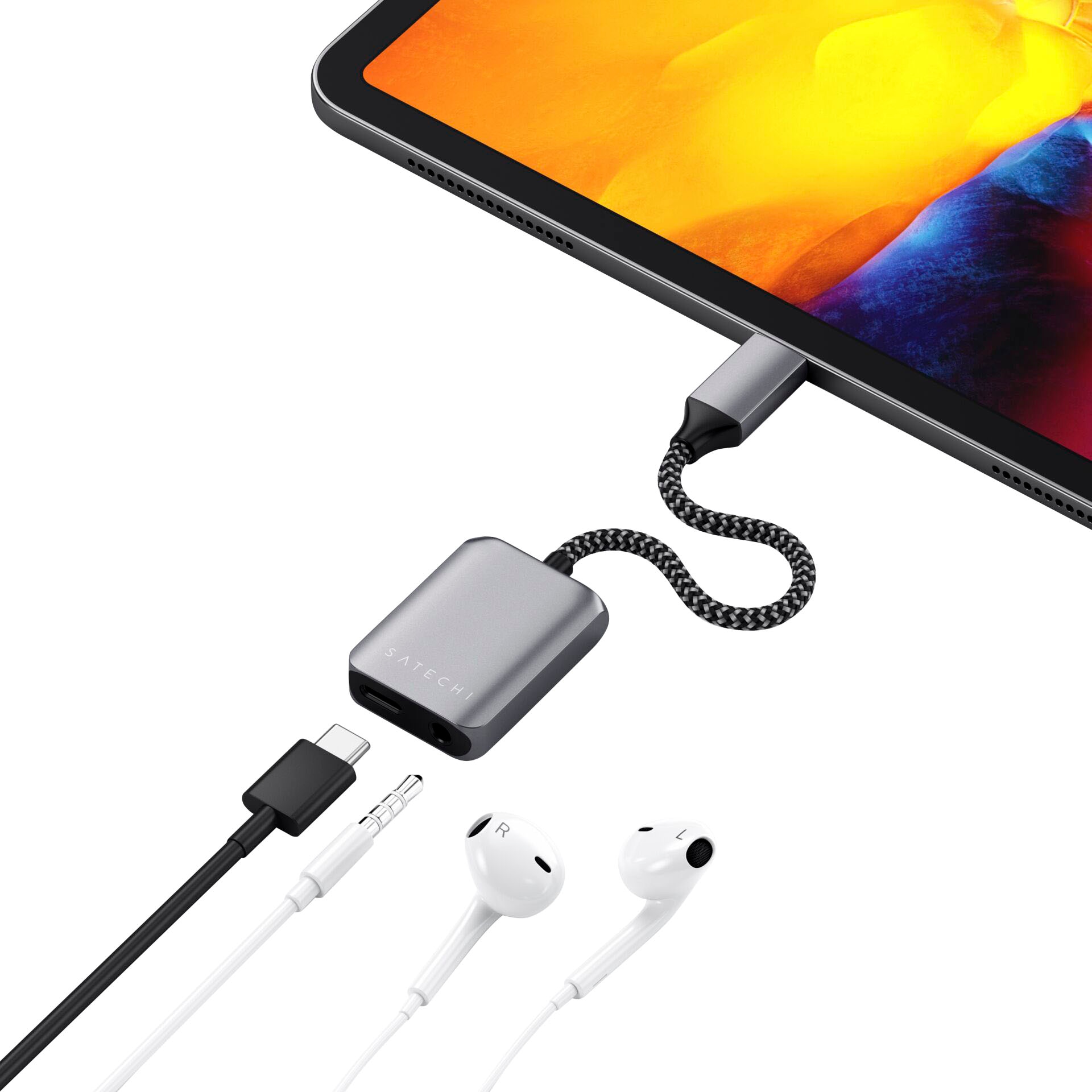 Satechi USB-Adapter »USB-C to 3.5mm Audio & PD«