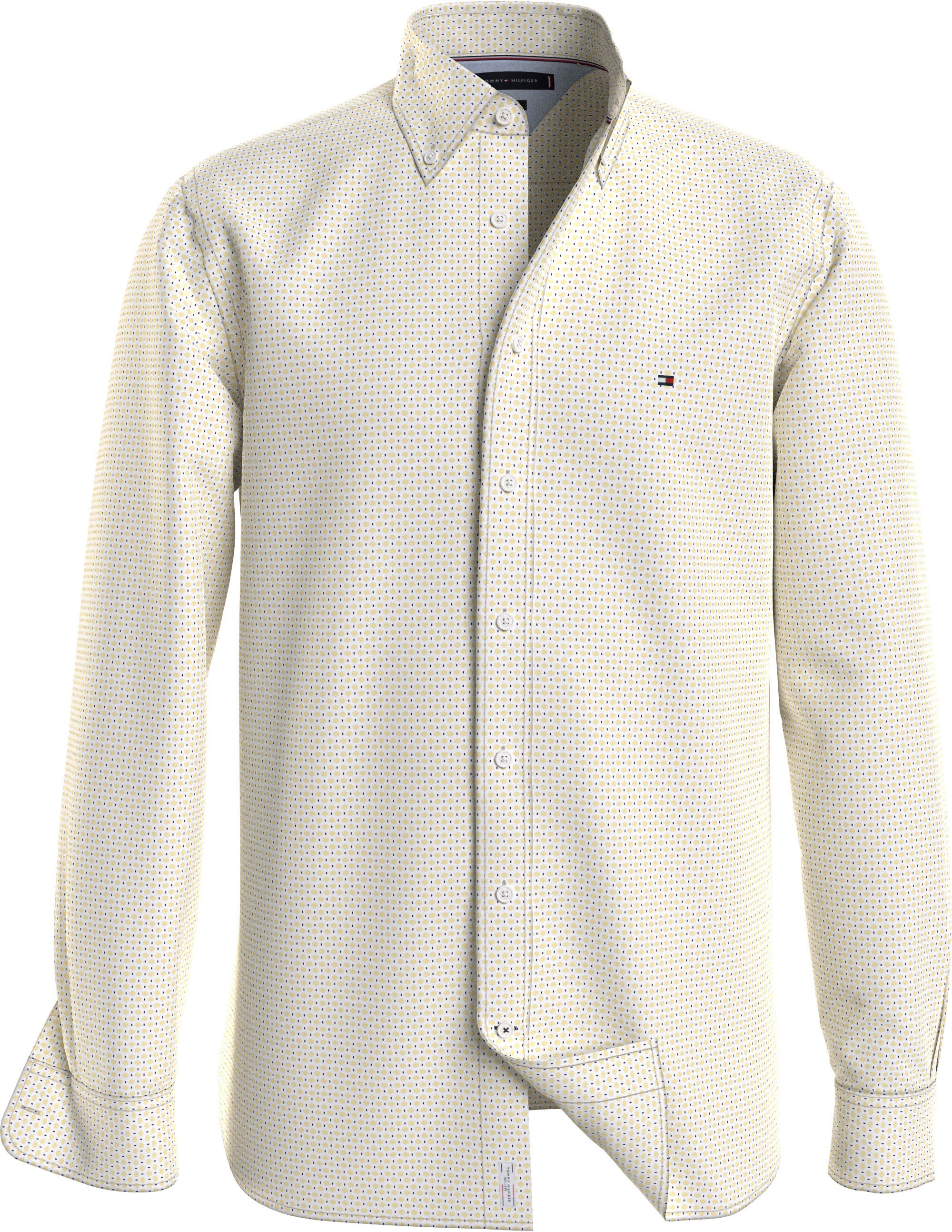 Tommy Hilfiger Langarmhemd »NATURAL SOFT MINI PRT RF SHIRT«