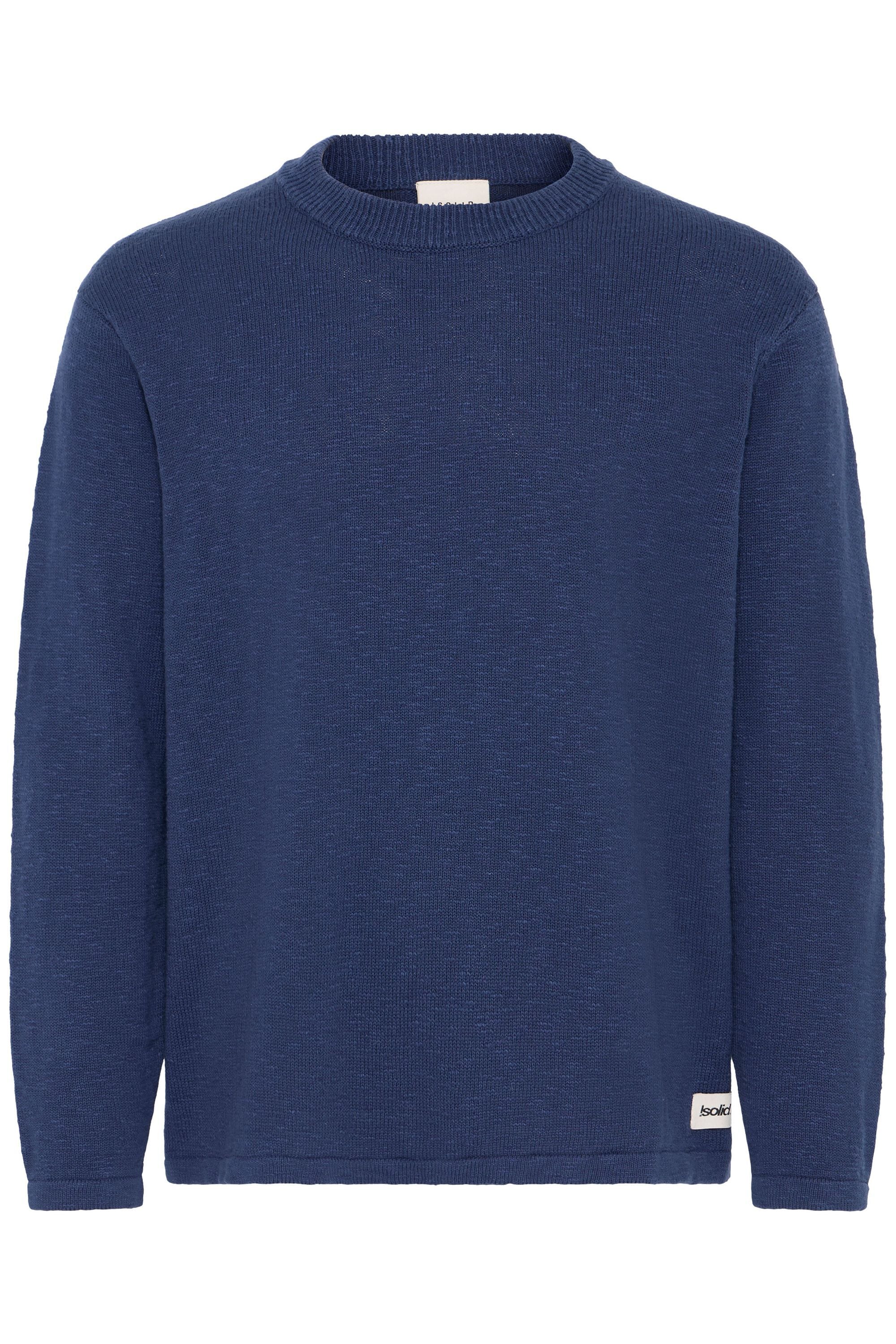Solid Strickfleece-Pullover "Strickpullover SDUstin"