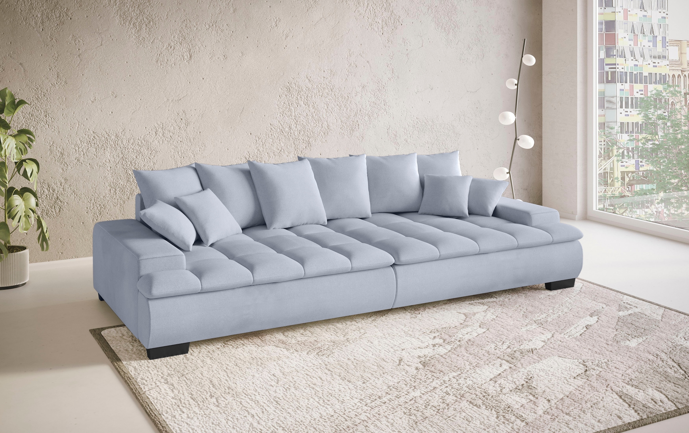 Mr. Couch Big-Sofa »Haiti II«, Wahlweise mit Kaltschaum - bis 140 kg belastbar