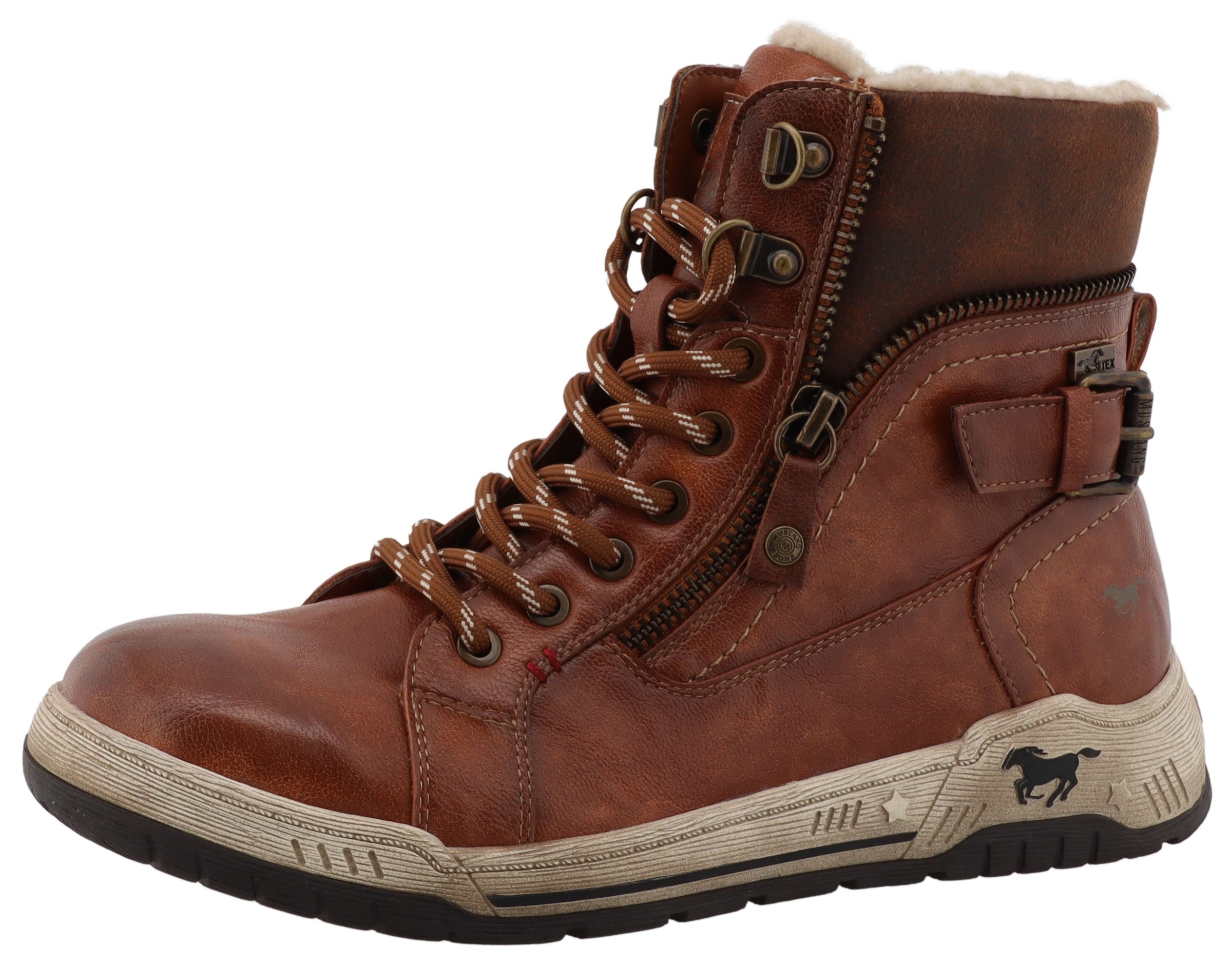 Mustang Shoes Winterboots "Ihana" High Top Sneaker, Winterboots mit Warmfut günstig online kaufen