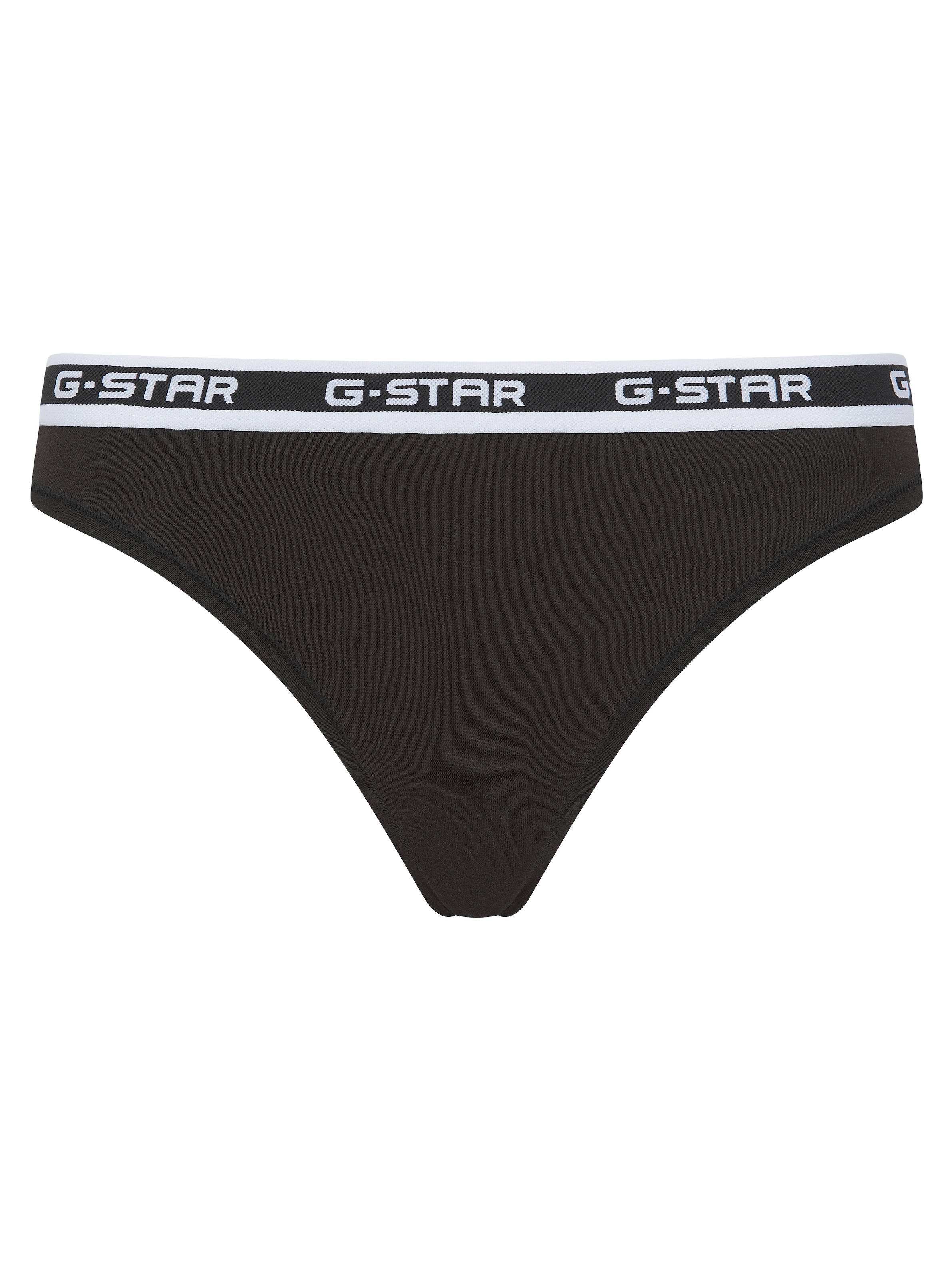 G-STAR Tanga »OBSIDIAN, 2 PACK THONGS« Packung, 2 Stk. mit Logobund