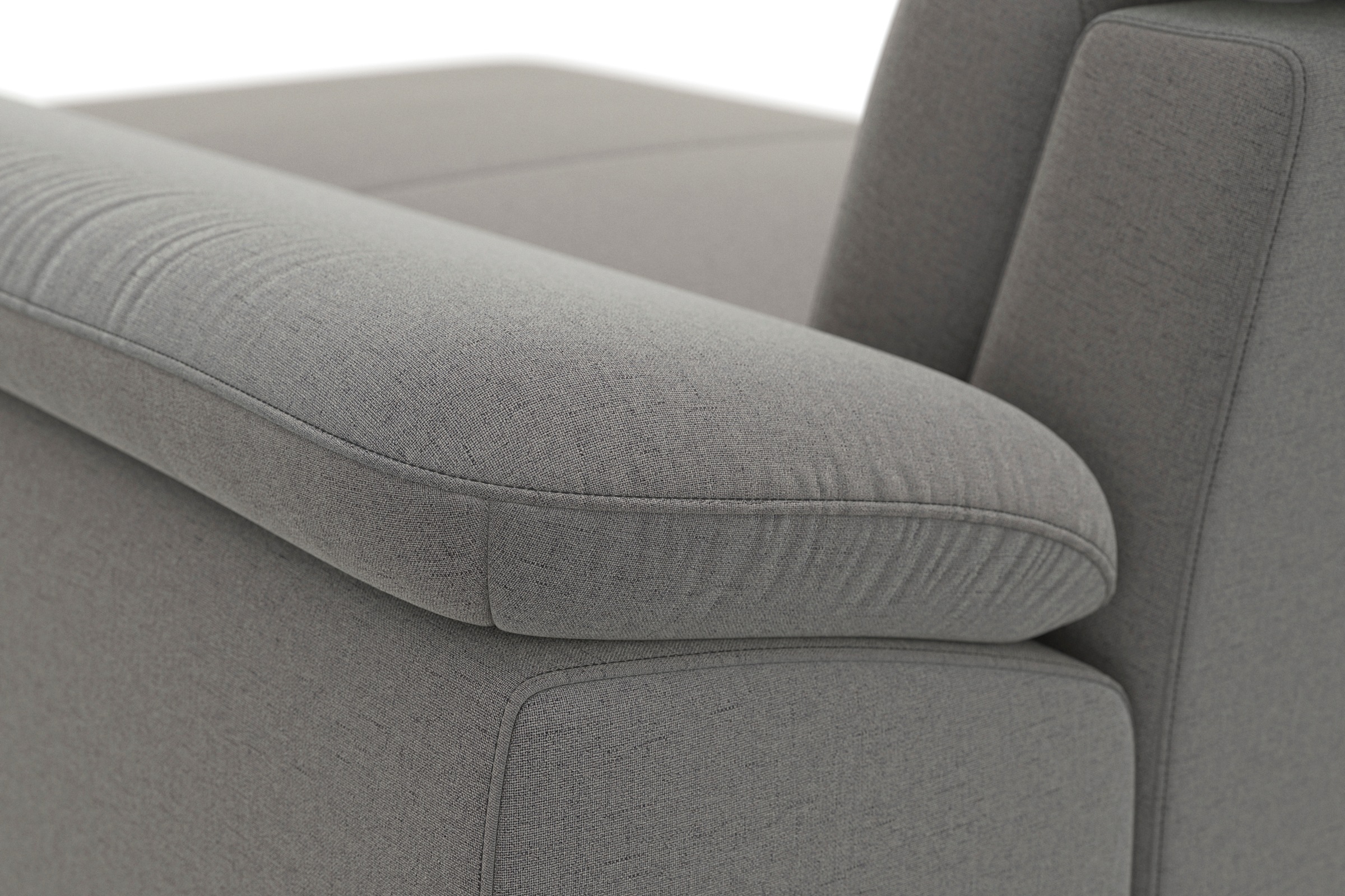 sit&more Wohnlandschaft »Cabrio U-Form, mit Sitztiefenverstellung, Arm- und Kopfteilverstellung«, 3 Nierenkissen, Federkern, optional Bettfunktion und Stauraum