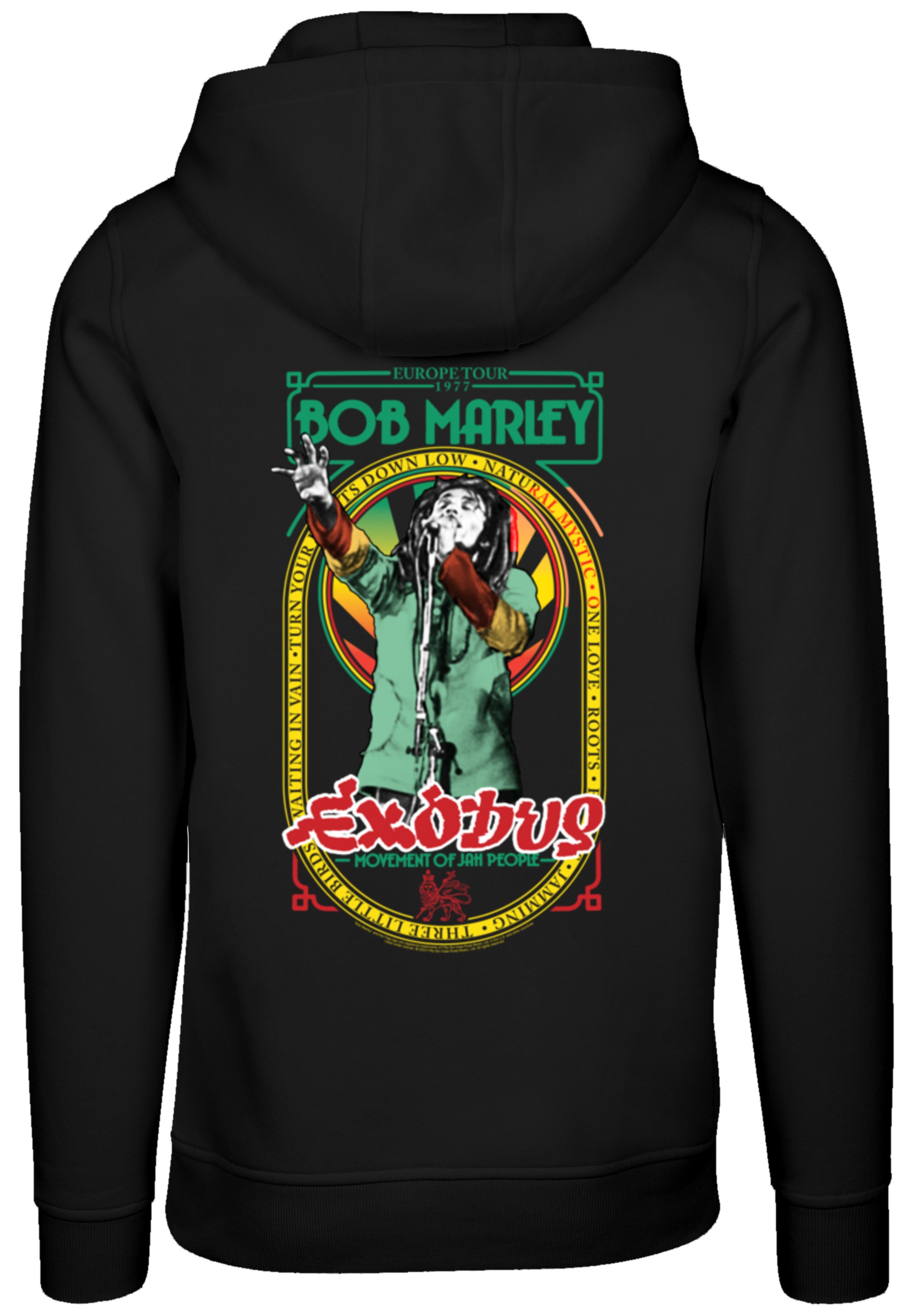 F4NT4STIC Kapuzenpullover »Bob Marley Reggae Music Exodus Singing«, Premium Qualität, Band, Logo