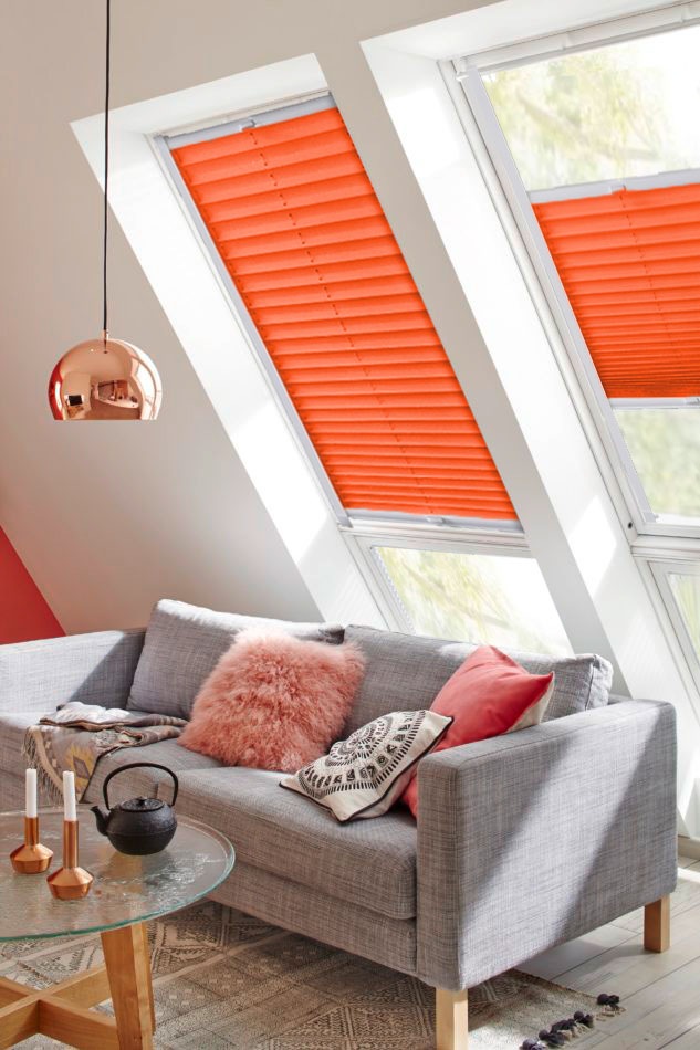 Führungsschienen Crepe«, mit kaufen Lichtschutz, verspannt, | sunlines Dachfensterplissee BAUR »StartUp Style