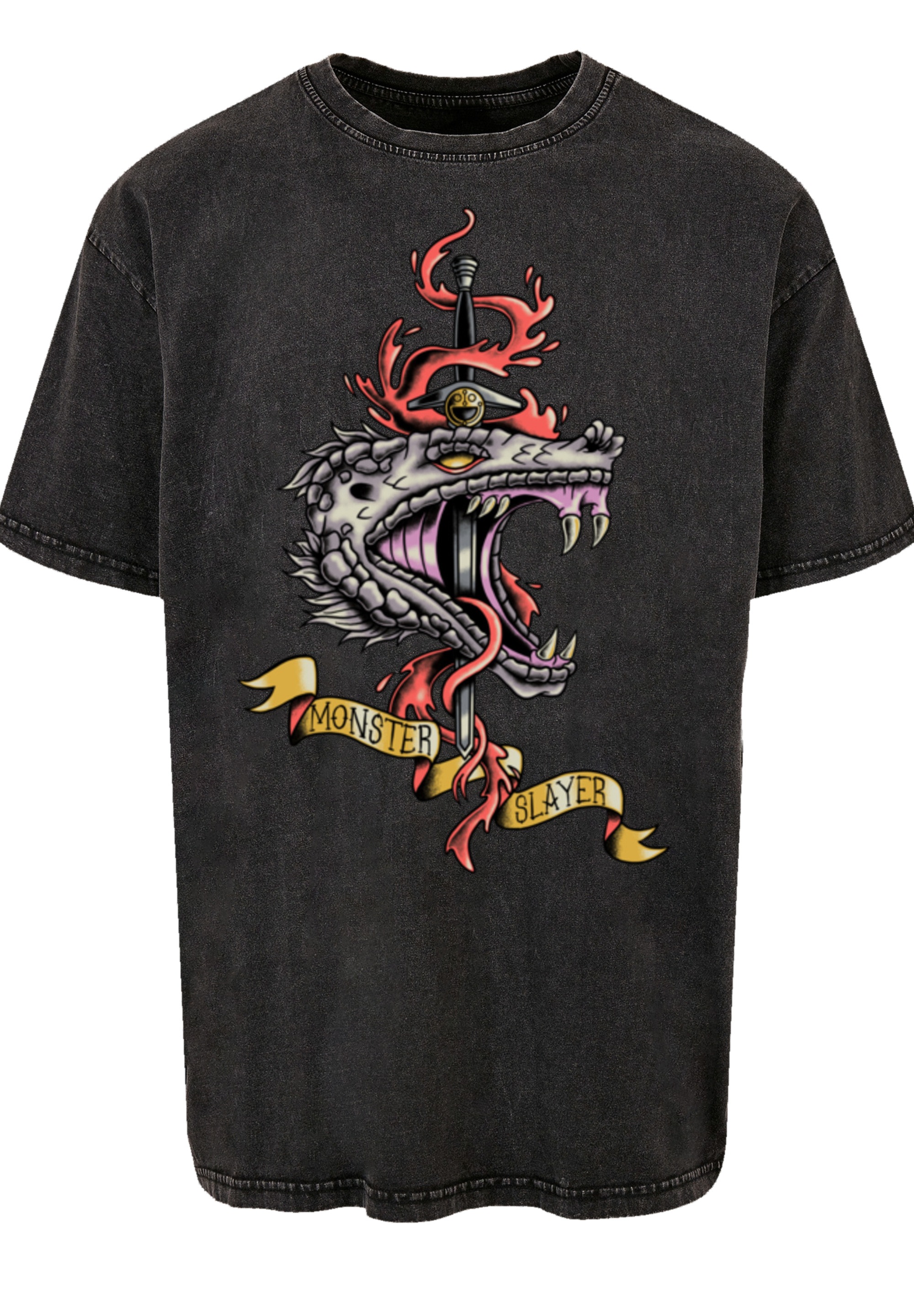 F4NT4STIC T-Shirt »The Witcher Monster Slayer Tattoo Netflix«, Premium Qualität