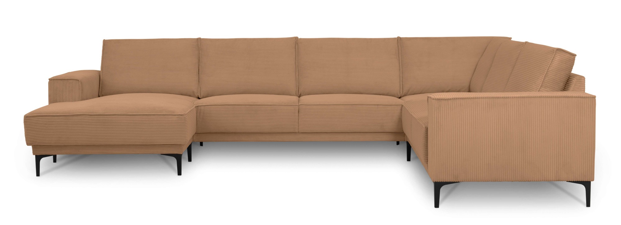 PLACES OF STYLE Wohnlandschaft "XXL Sofa Oland, Struktur, Flachgewebe, Luxu günstig online kaufen