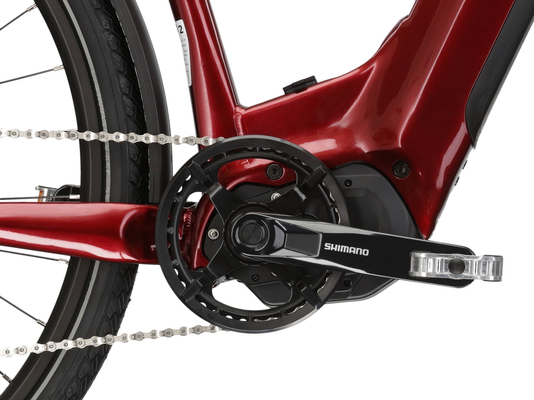 Kross »E-Trekkingrad Trans Hybrid LS 3.0 28 Zoll rot« 8 Gang Shimano Acera T3000 Schaltwerk Kettenschaltung Mittelmotor 250 W Pedelec, Elektrofahrrad für Damen und Herren