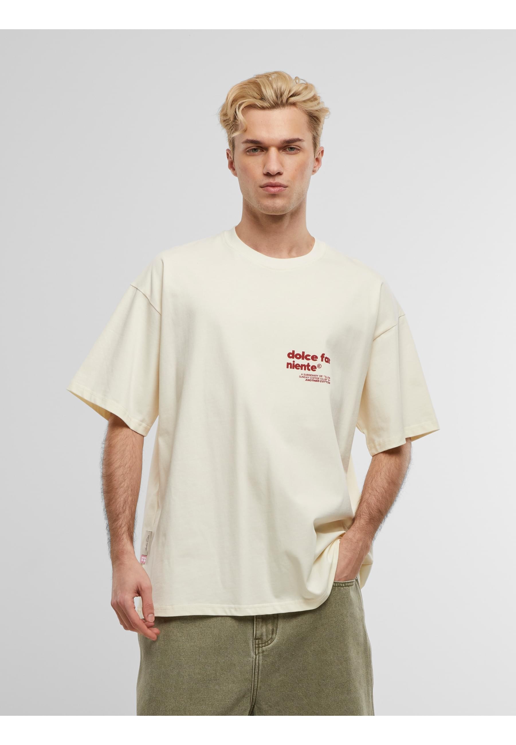 Another Cotton Lab T-Shirt »Another Cotton Lab Leisure Club Oversized Tshirt«, (1 tlg.)