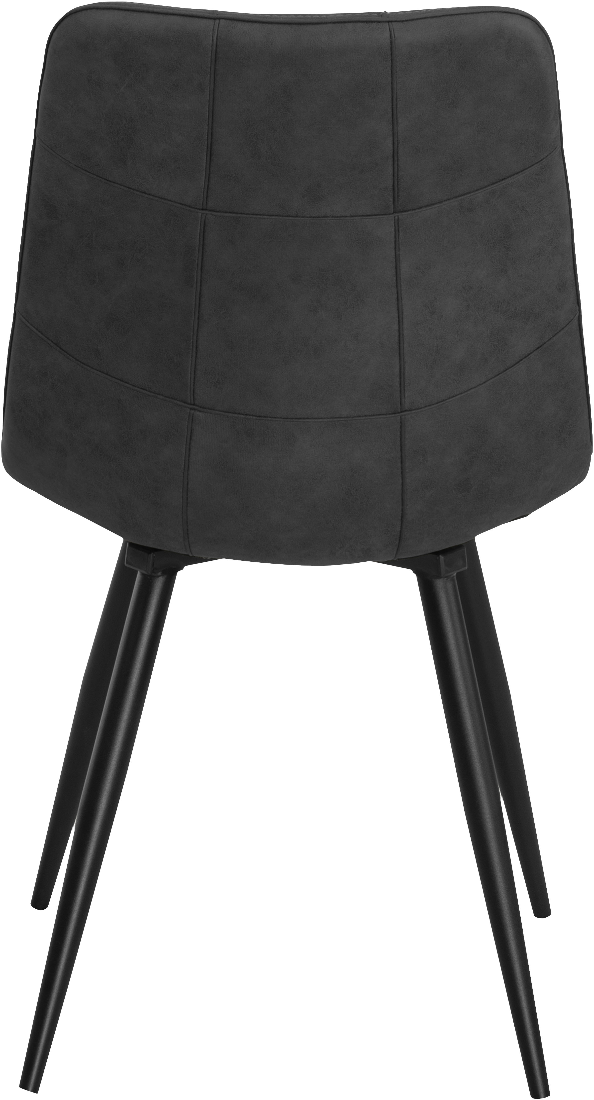 Thumbnail - OMG Design Esszimmerstuhl "Peak" (Set) 1 Stk.moderne Sitzschale in Microfaser Lederoptik