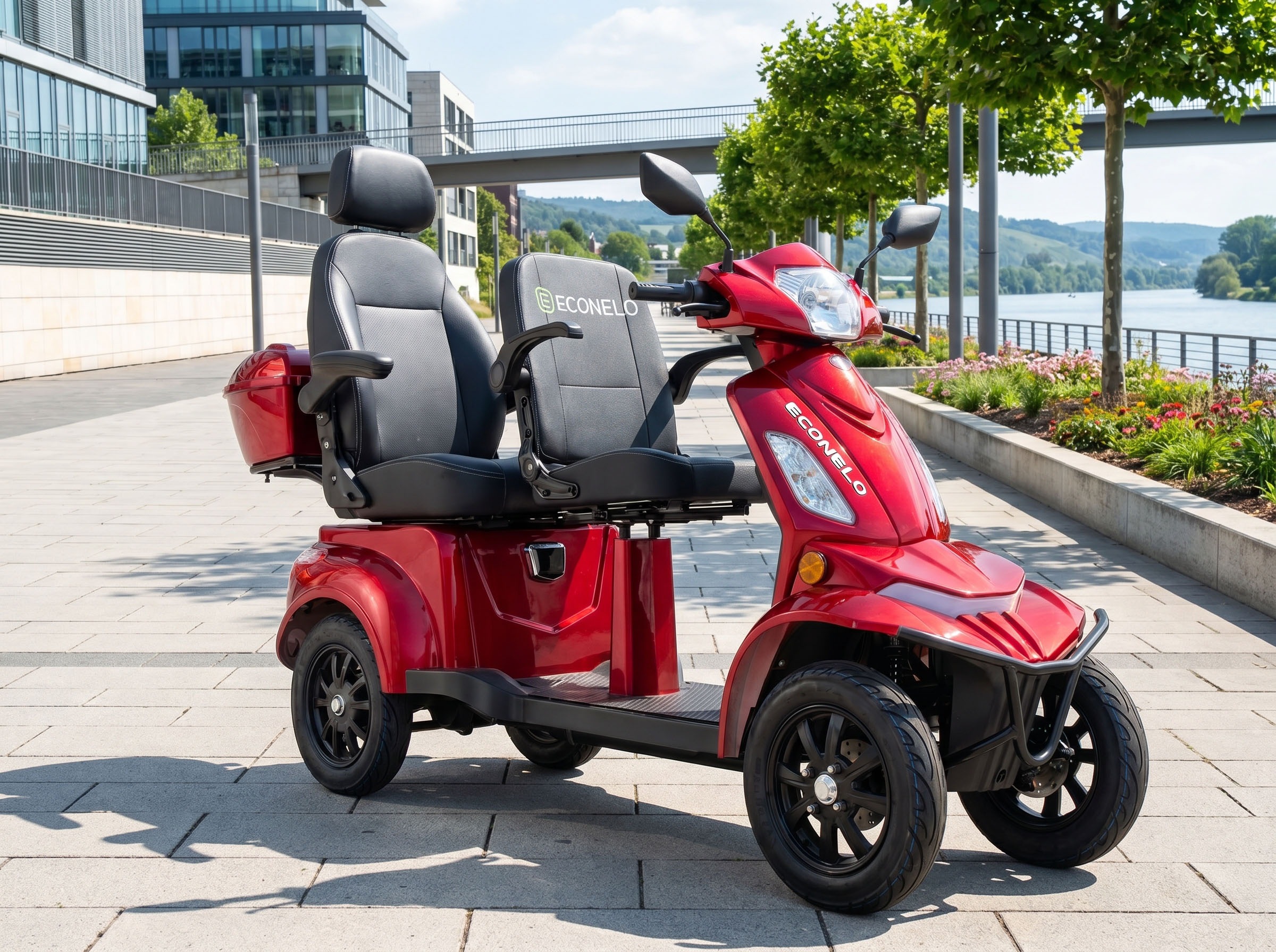 ECONELO Elektromobil »E-Seniorenmobil VISTA Quarter-1L, Lithium-Akku, 4-Rad, 60V, 1000 Watt« 1.000 W 25 km/h