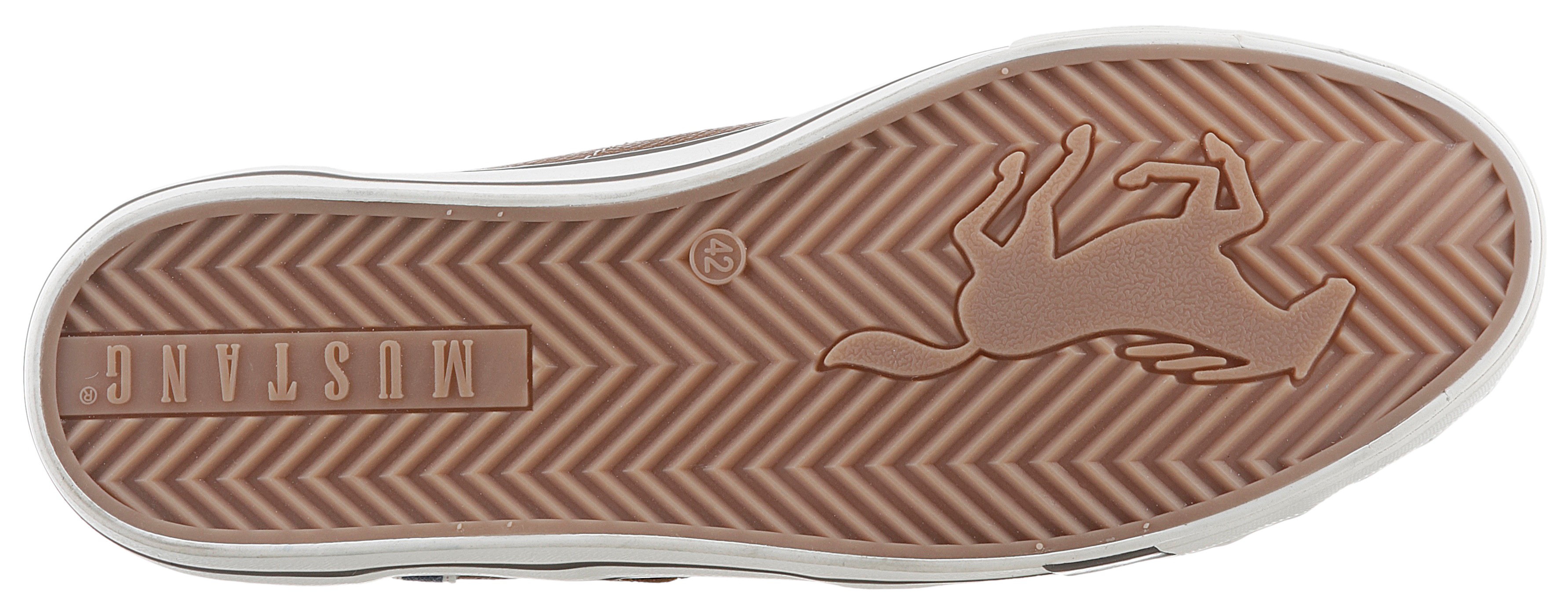 Thumbnail - Mustang Shoes Sneaker, mit kontrastreichen Details, Freizeitschuh, Halbschuh, Schnürschuh