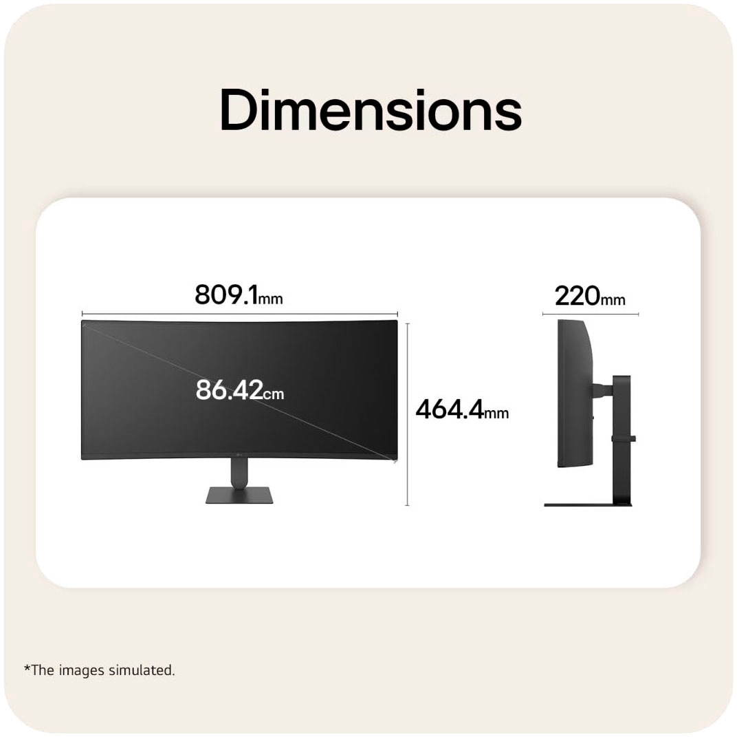 LG Smart Monitor »34U620SB« 86 cm/34 ″  3440 x 1440 px UWQHD 5 Reaktionszeit 144 Hz