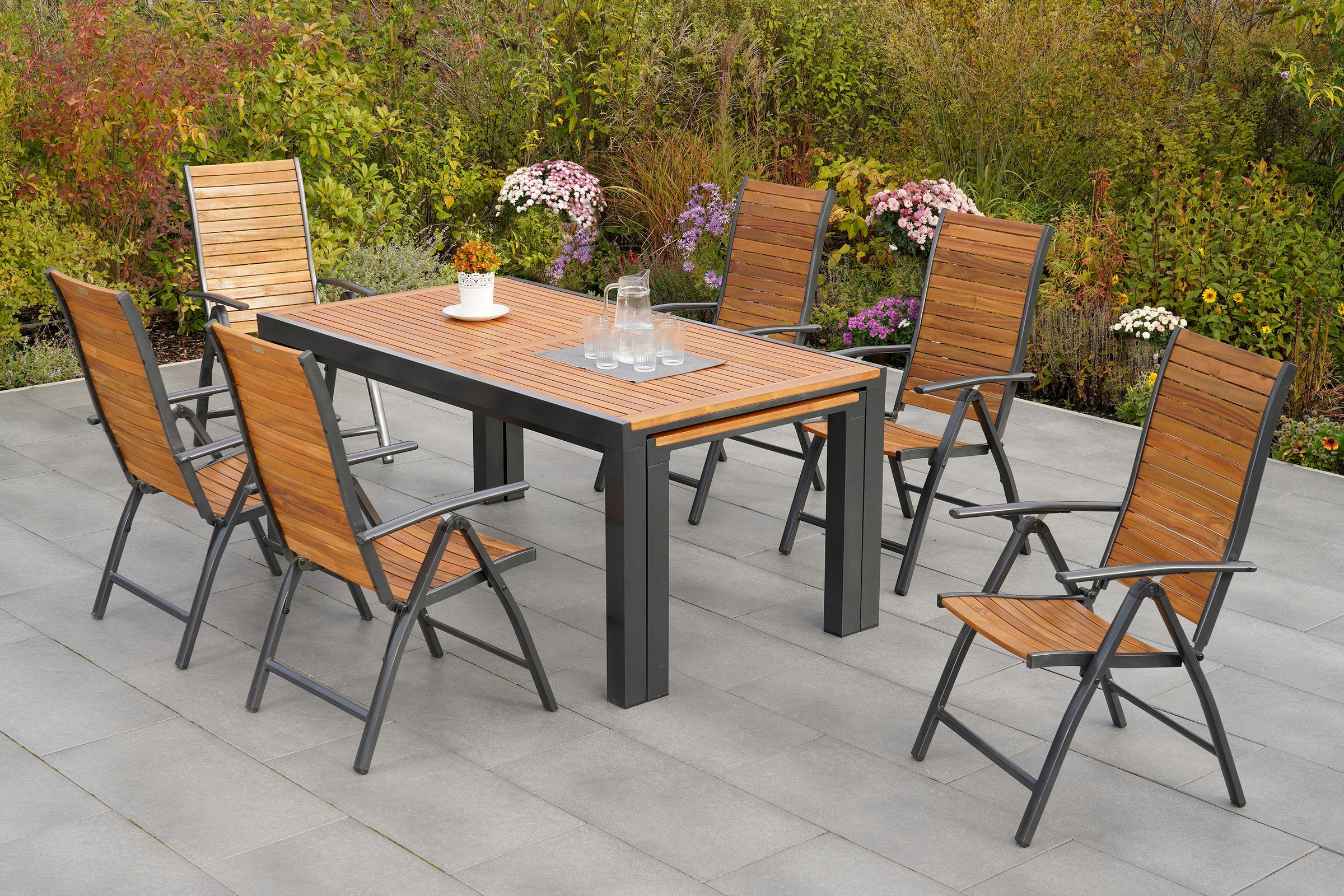 MERXX Garten-Essgruppe "Santorin", (7 tlg.) günstig online kaufen