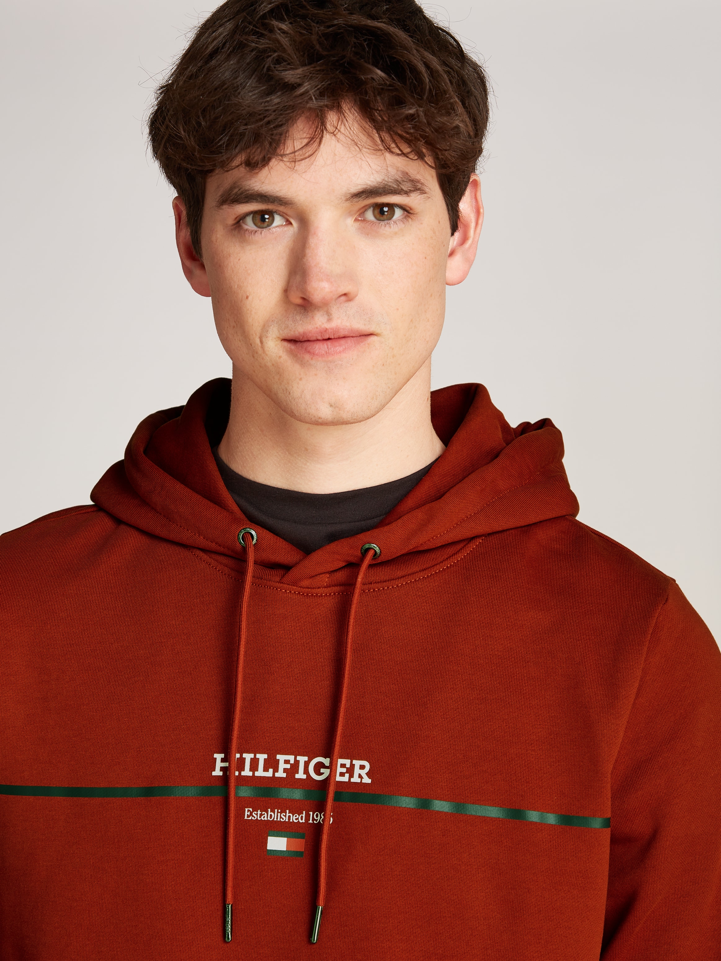 Tommy Hilfiger Hoodie »HILFIGER STRIPE TERRY HOODY«