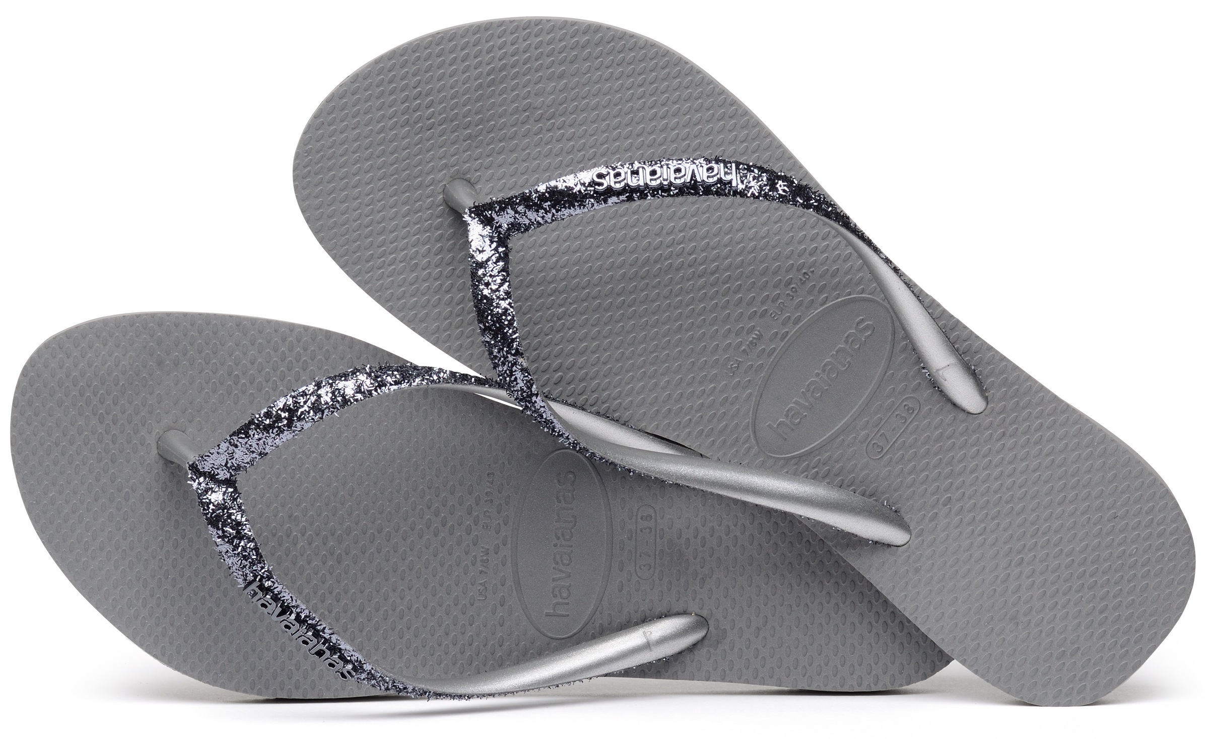 Havaianas Zehentrenner »SLIM GLITTER 2«, Sommerschuh, Schlappen, Poolsildes mit glitzernden Details