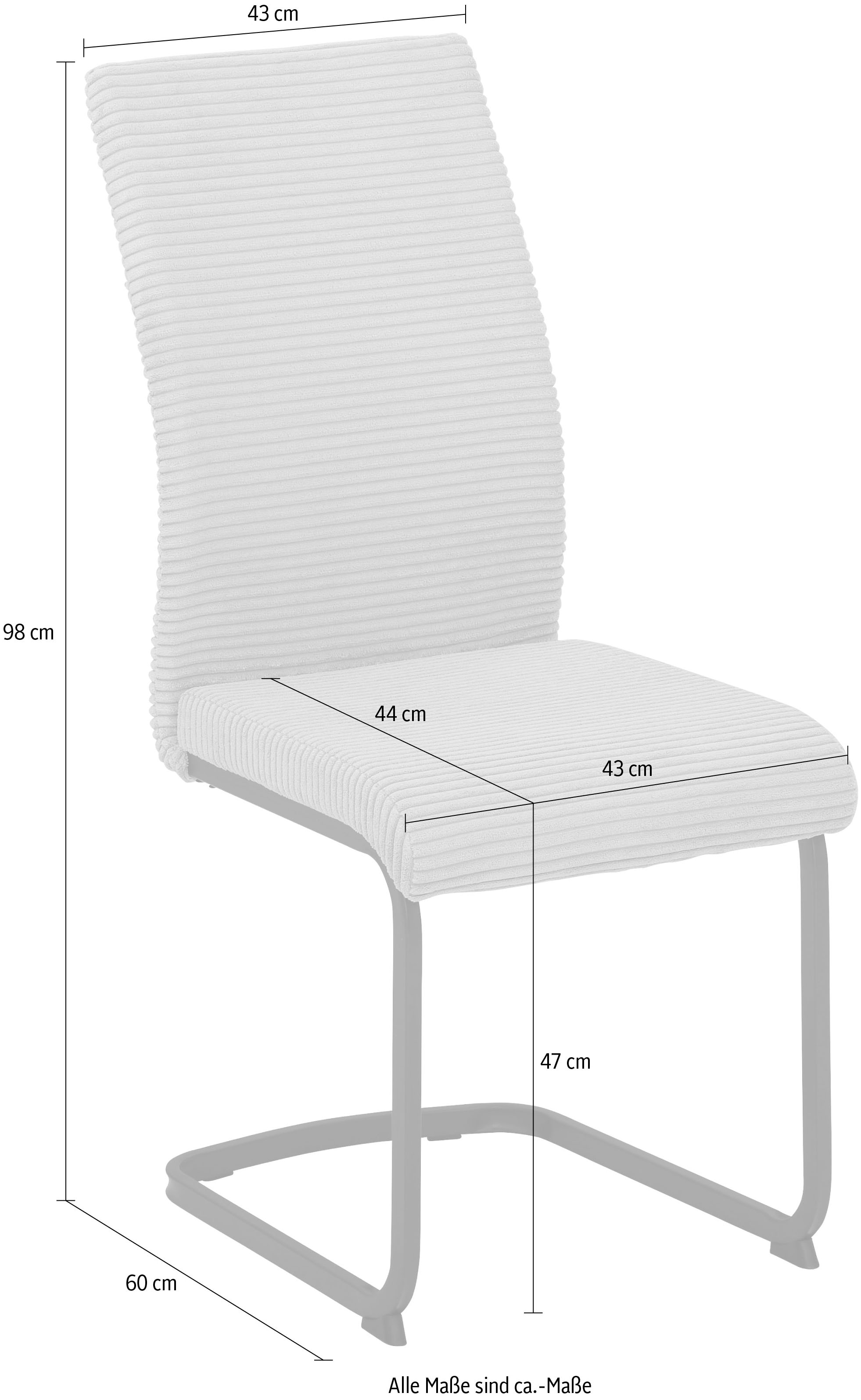 HELA Freischwinger »KATRIN II«, (Set), St., 4 kaufen | Bezug BAUR Cordstoff