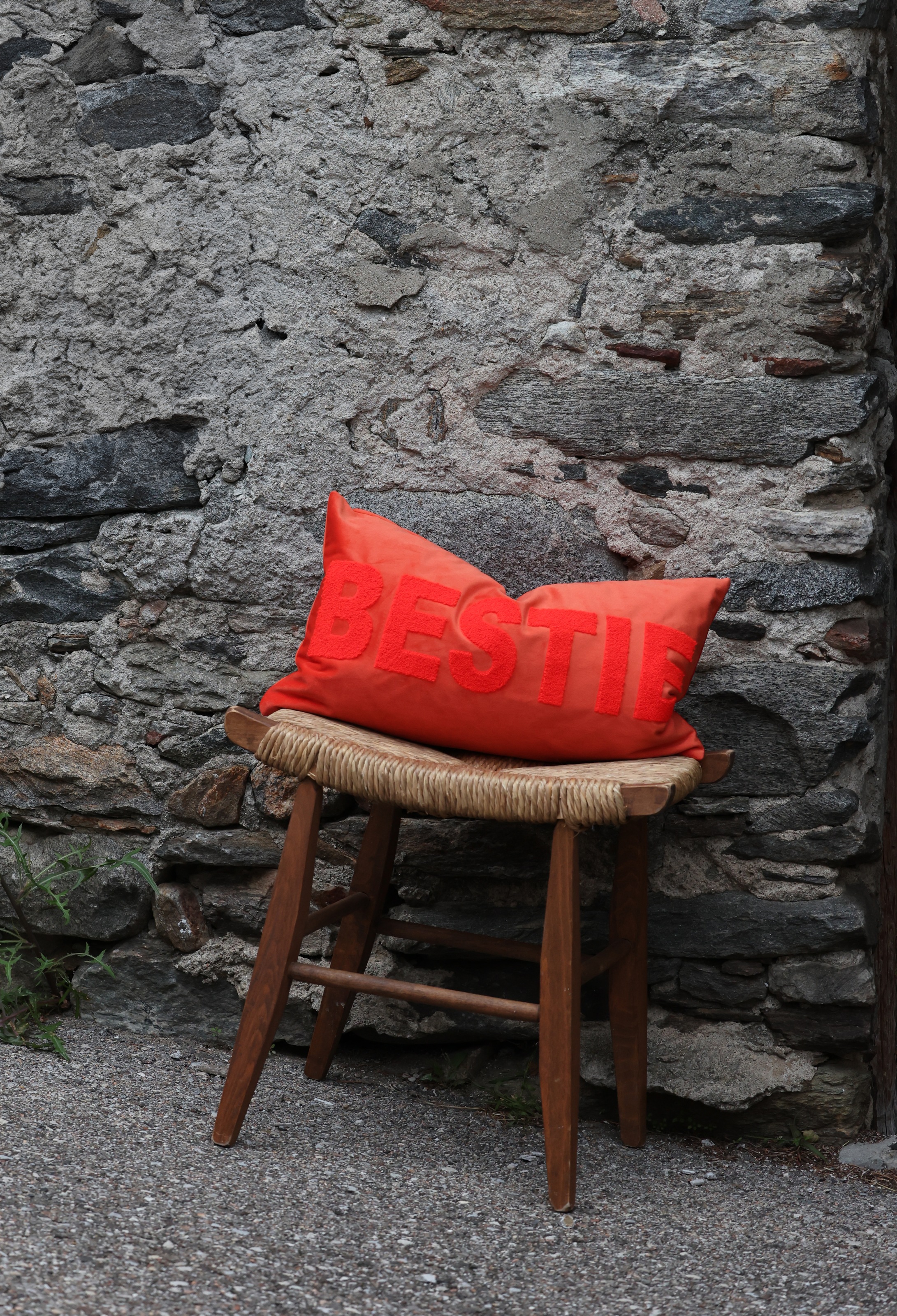 PAD Dekokissen »LETTERS« farbige Keder, mit Schriftzug, verschiedene Größen