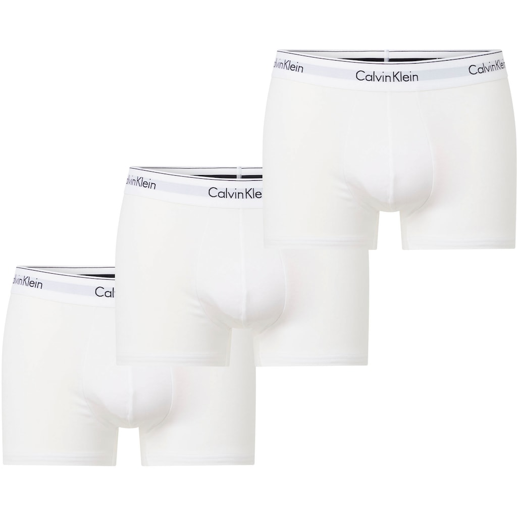 Calvin Klein Underwear Boxer, (Packung, 3 St., 3er-Pack), mit Logoschriftzug am Wäschebund