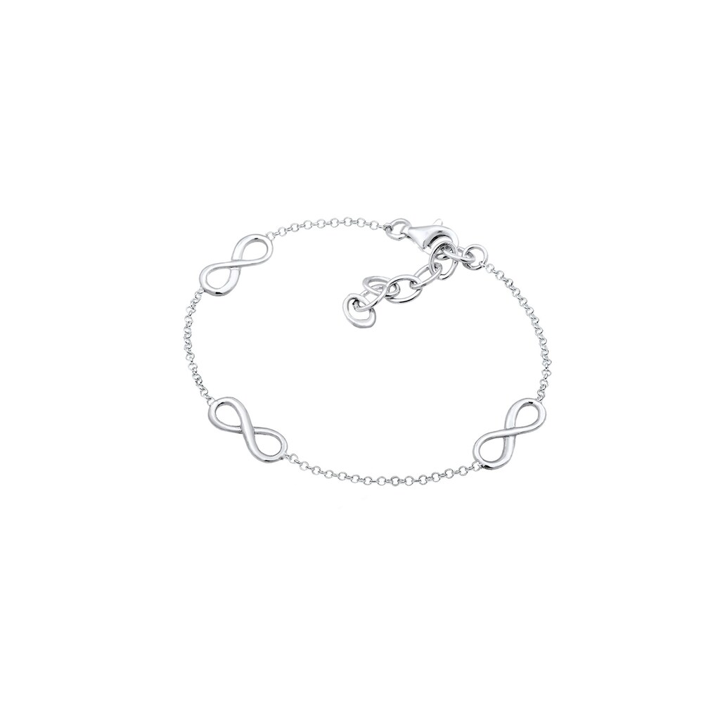Elli Armband »Infinity Symbol Love Unendlich 925 Sterling Silber«