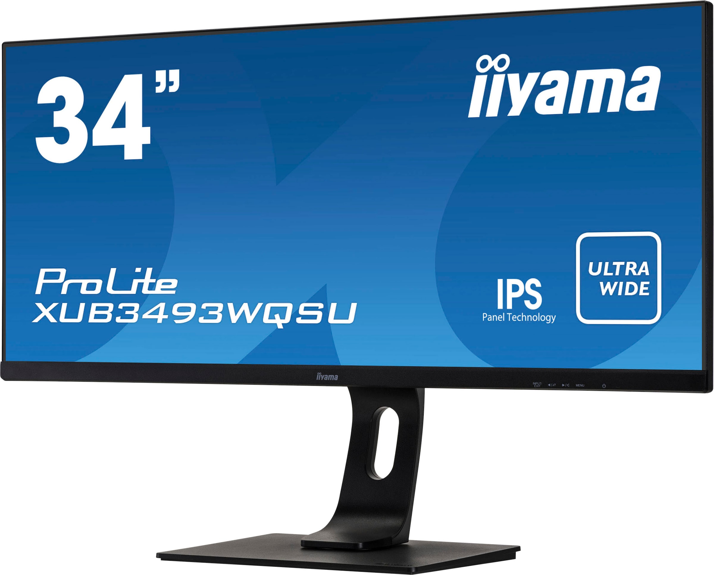 Iiyama Gaming-Monitor »XUB3493WQSU-B1«, 86,7 cm/34 Zoll, 3440 x 1440 px, UWQHD, 4 ms Reaktionszeit, 75 Hz