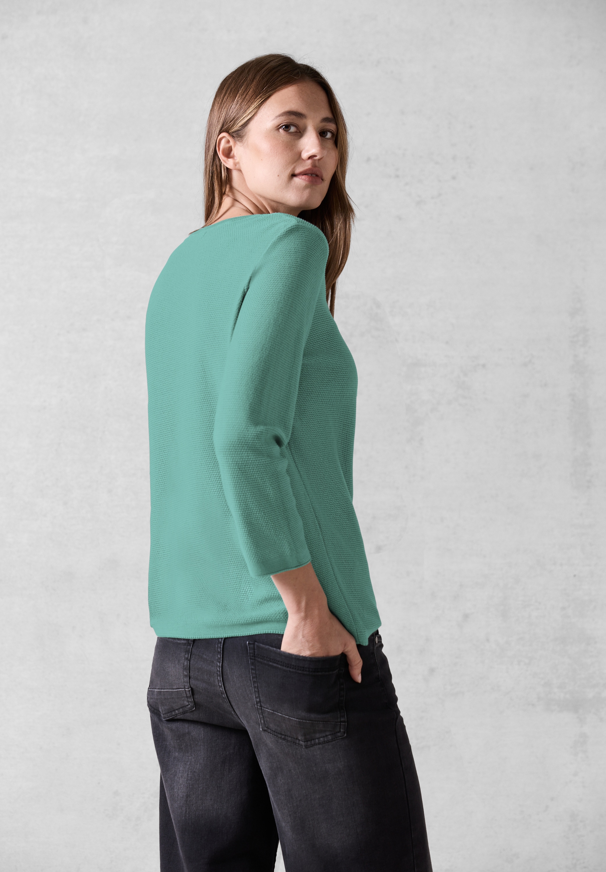 Cecil 3/4 Arm-Pullover, Feinstrick