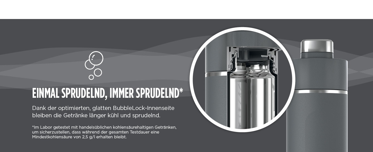 NINJA Isolierflasche »Ninja Thirsti Reiseflasche – 530 ml DW1801EUU / 700 ml DW2401EUU«, Getränke bleiben 24 Stunden kalt, 12 Stunden heiß, Eis hält 2 Tage