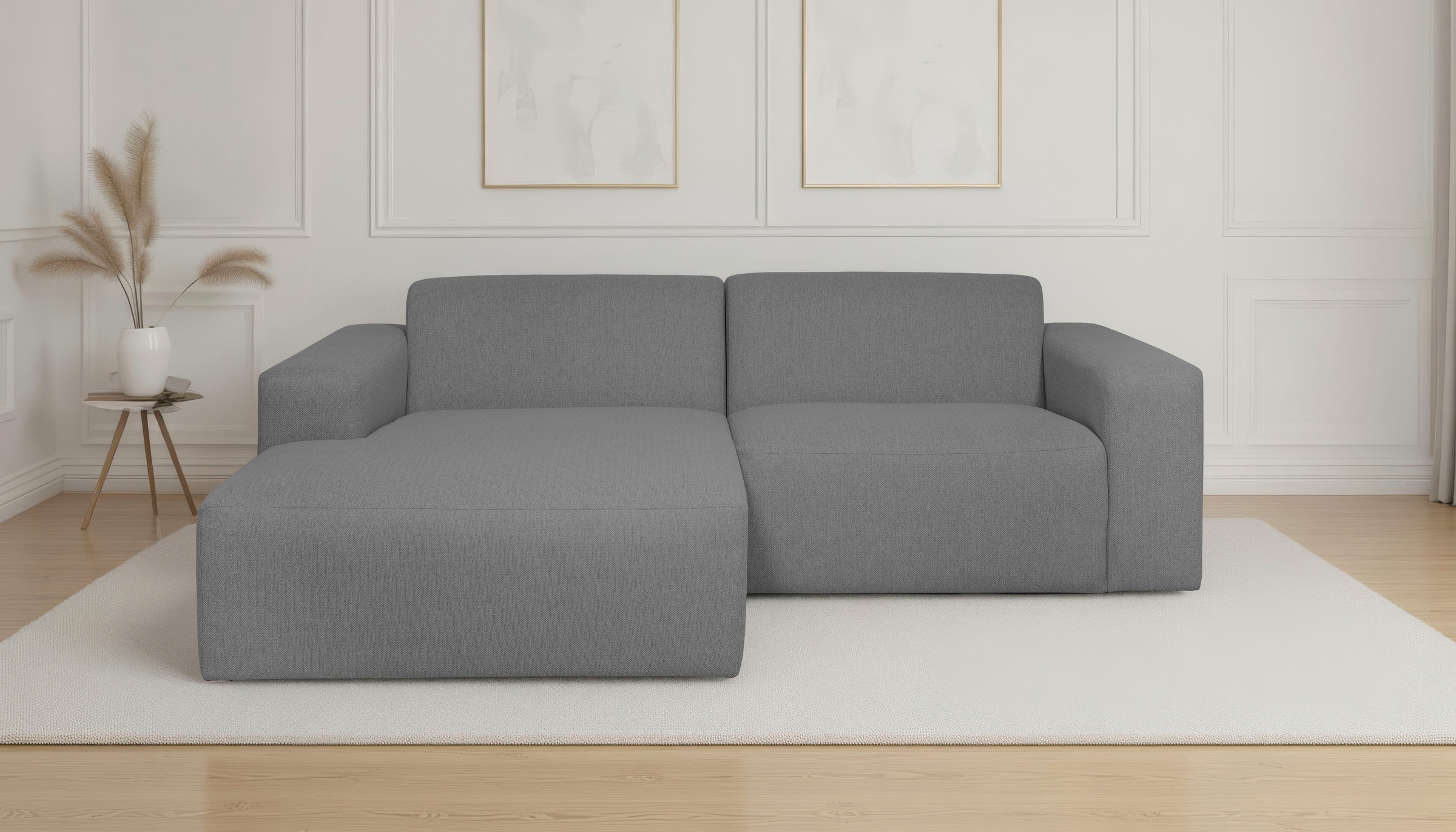 OTTO home Ecksofa "Koa, 228 cm, L-Form, Modulsofa in Cord, Chenille, Strukt günstig online kaufen