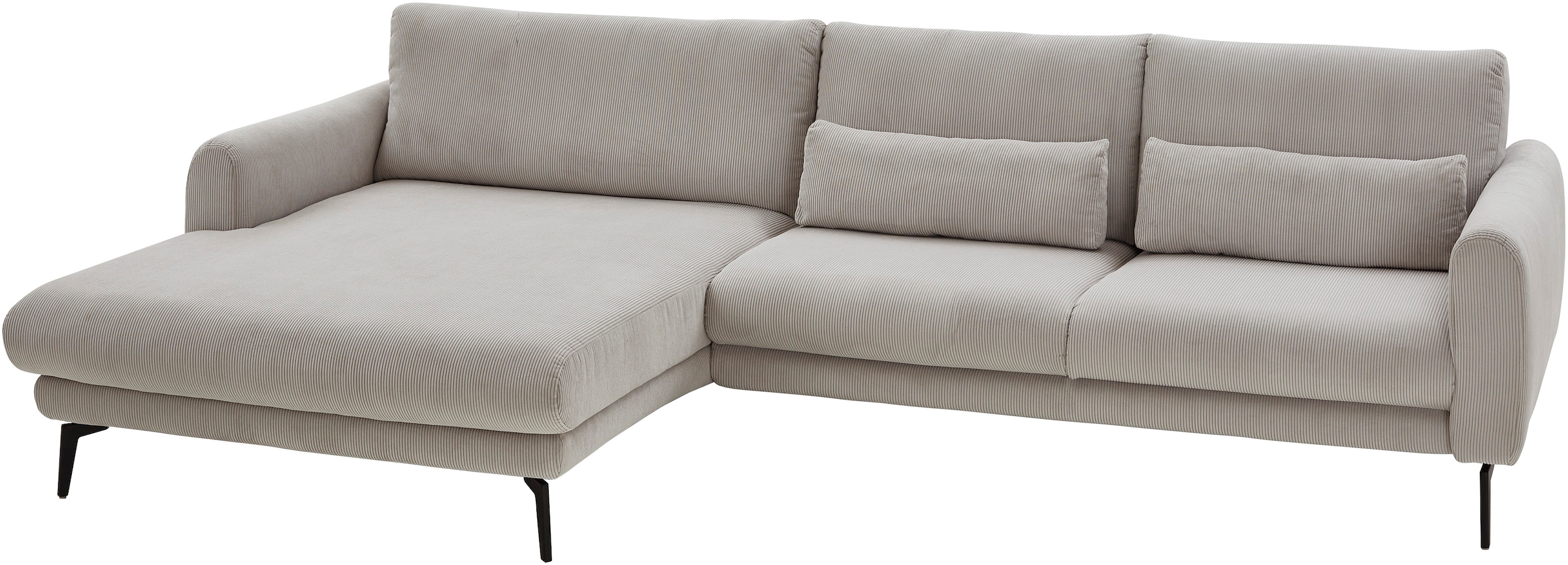 Die PlanBar Ecksofa »MP-IN23147 L-Form« Kaltschaumpolsterung, softer Sitz & verstellbare Kopfstützen