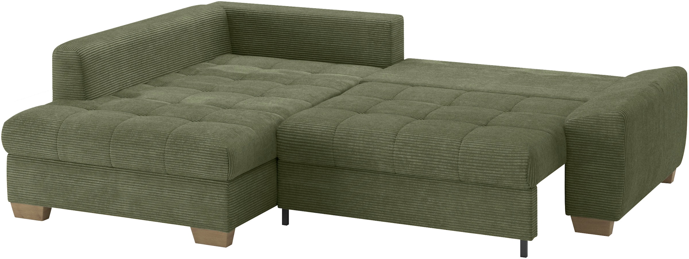 Mr. Couch Ecksofa »Nikita II, L-Form«, Wahlweise mit Kaltschaum, EasyBett, Bettkasten