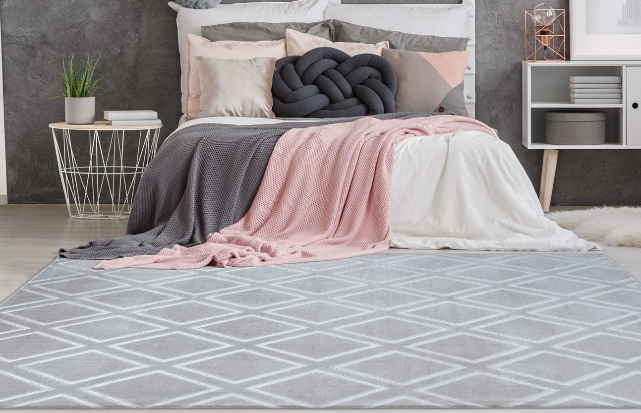 calo-deluxe Teppich "Latemar 400" rechteckig 7 mm Höhe Hoch -Tief Struktur, günstig online kaufen