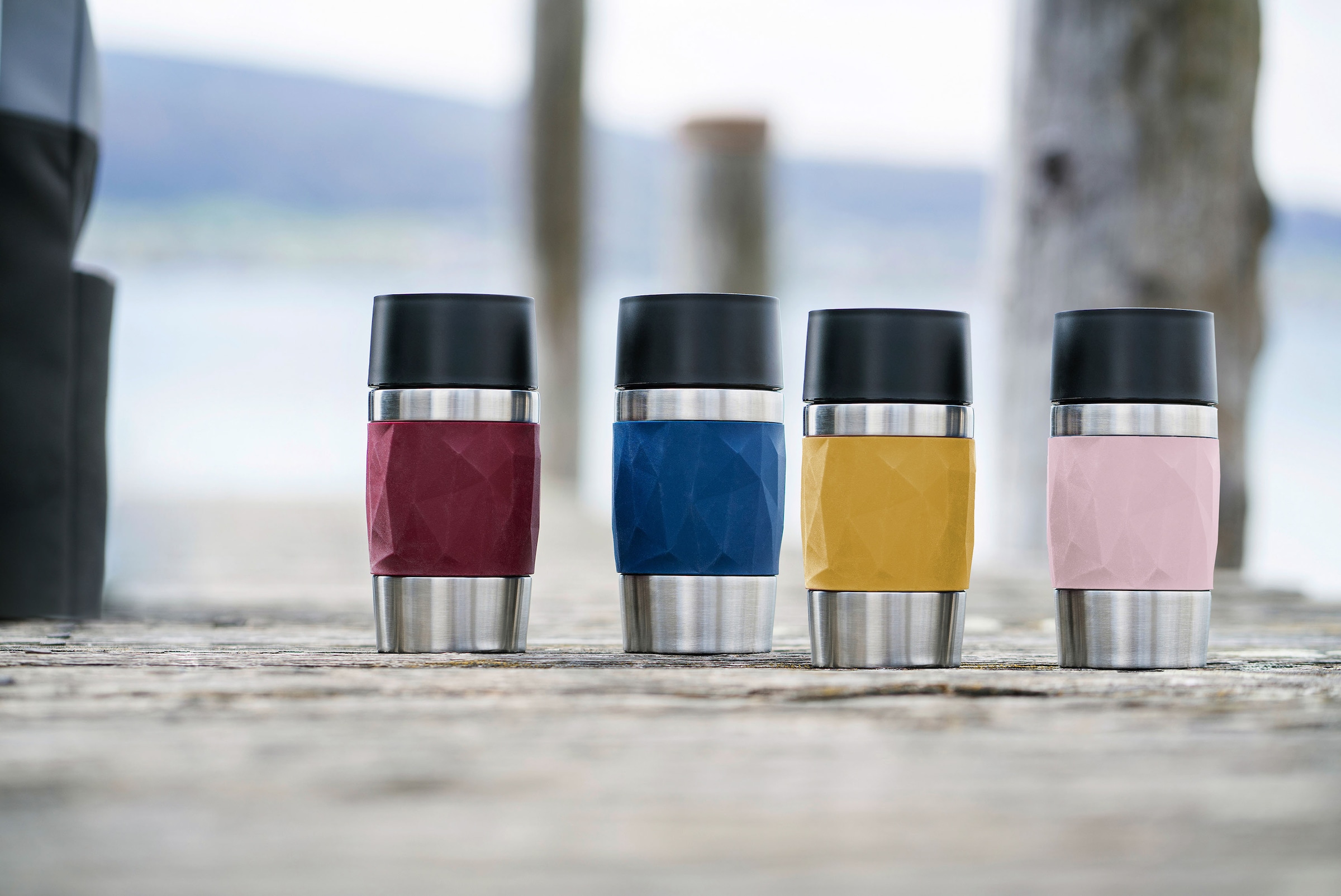 Emsa Thermobecher »Travel Mug Compact«, 0,3L, Edelstahl, 3h warm/6h kalt,  360°Trinköffnung, spülmaschinenfest kaufen | BAUR