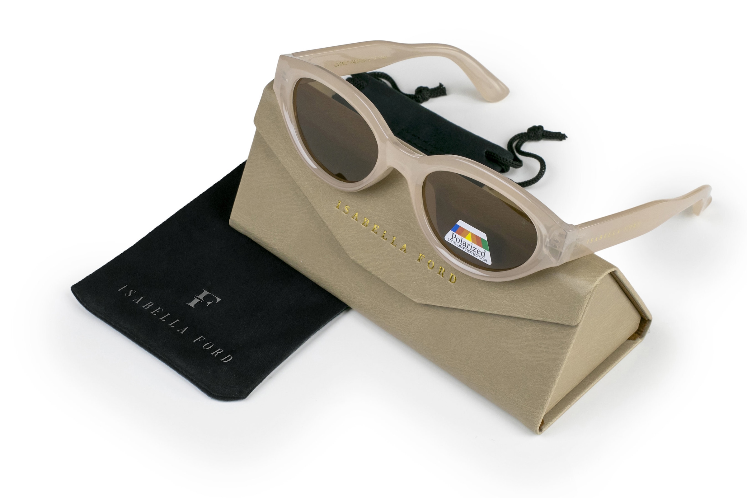 ISABELLA FORD Sonnenbrille »FA06-03« Glass 0.74MM Polarized Lens UV400，CAT3.0
