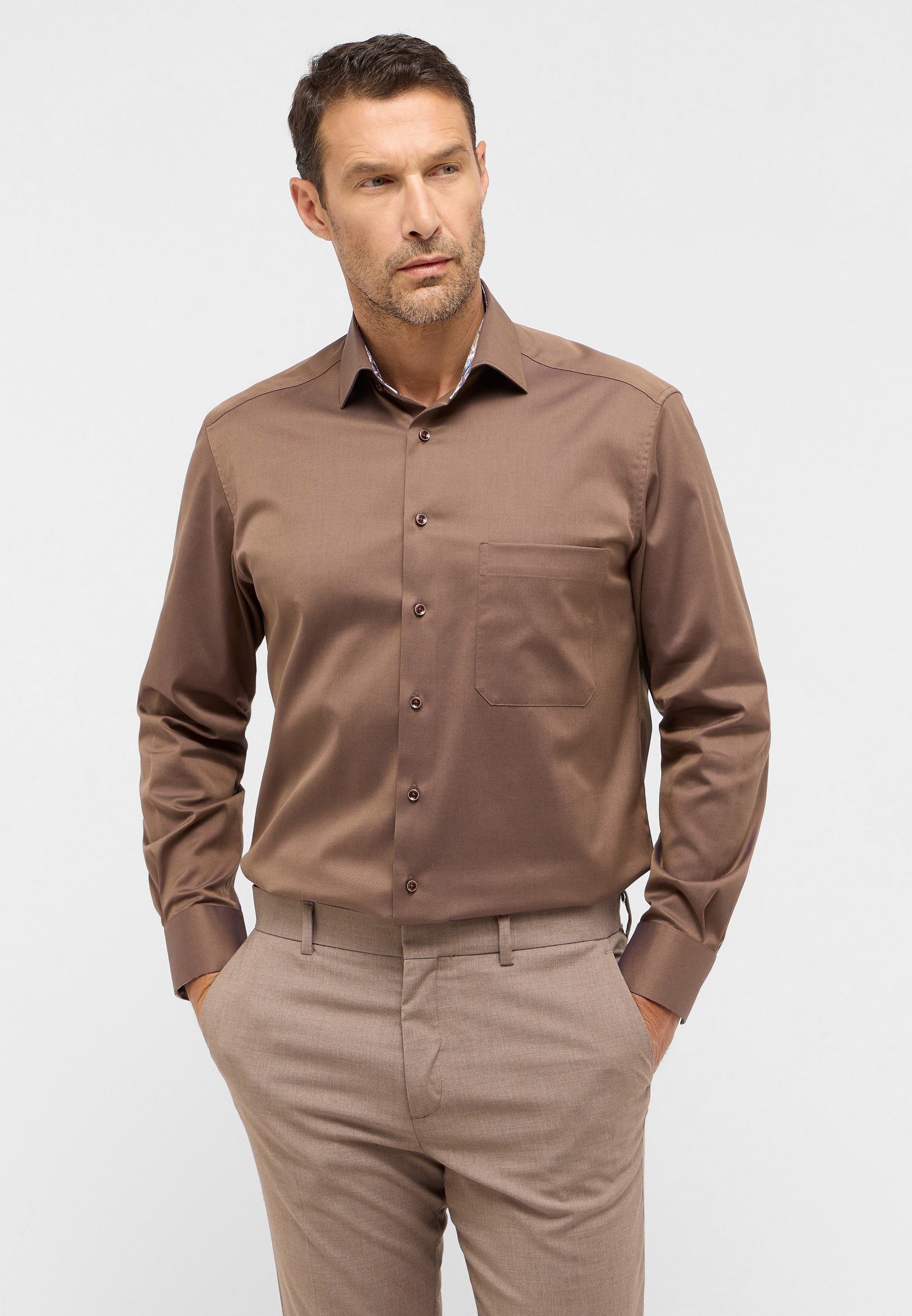 Eterna Langarmhemd "COMFORT FIT", NON IRON (bügelfrei) günstig online kaufen