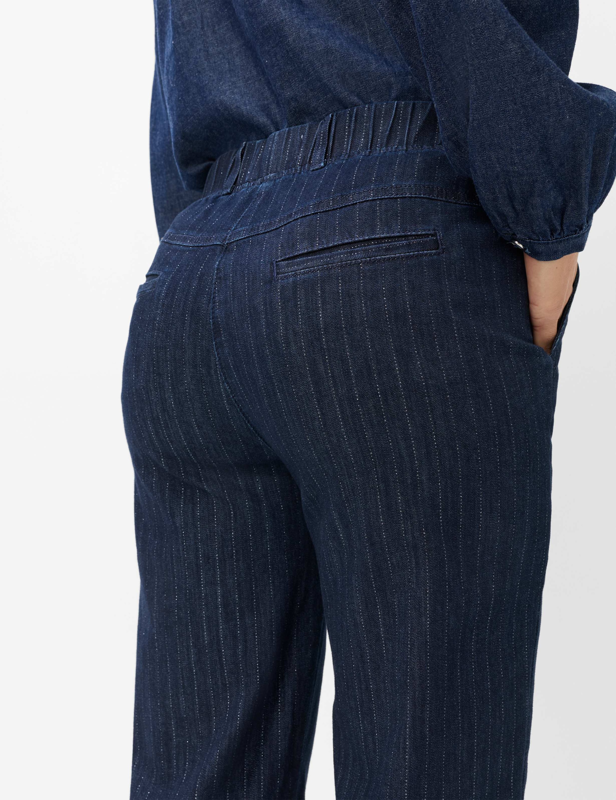 RAPHAELA by BRAX Bequeme Jeans »Style PAM FLARED« Denim: Marlenehose im Slim Fit