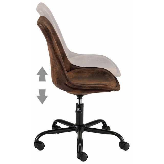 INOSIGN Bürostuhl »Donny«, Polyester, gepolsterter Schreibtischstuhl im modernen  Design bestellen | BAUR