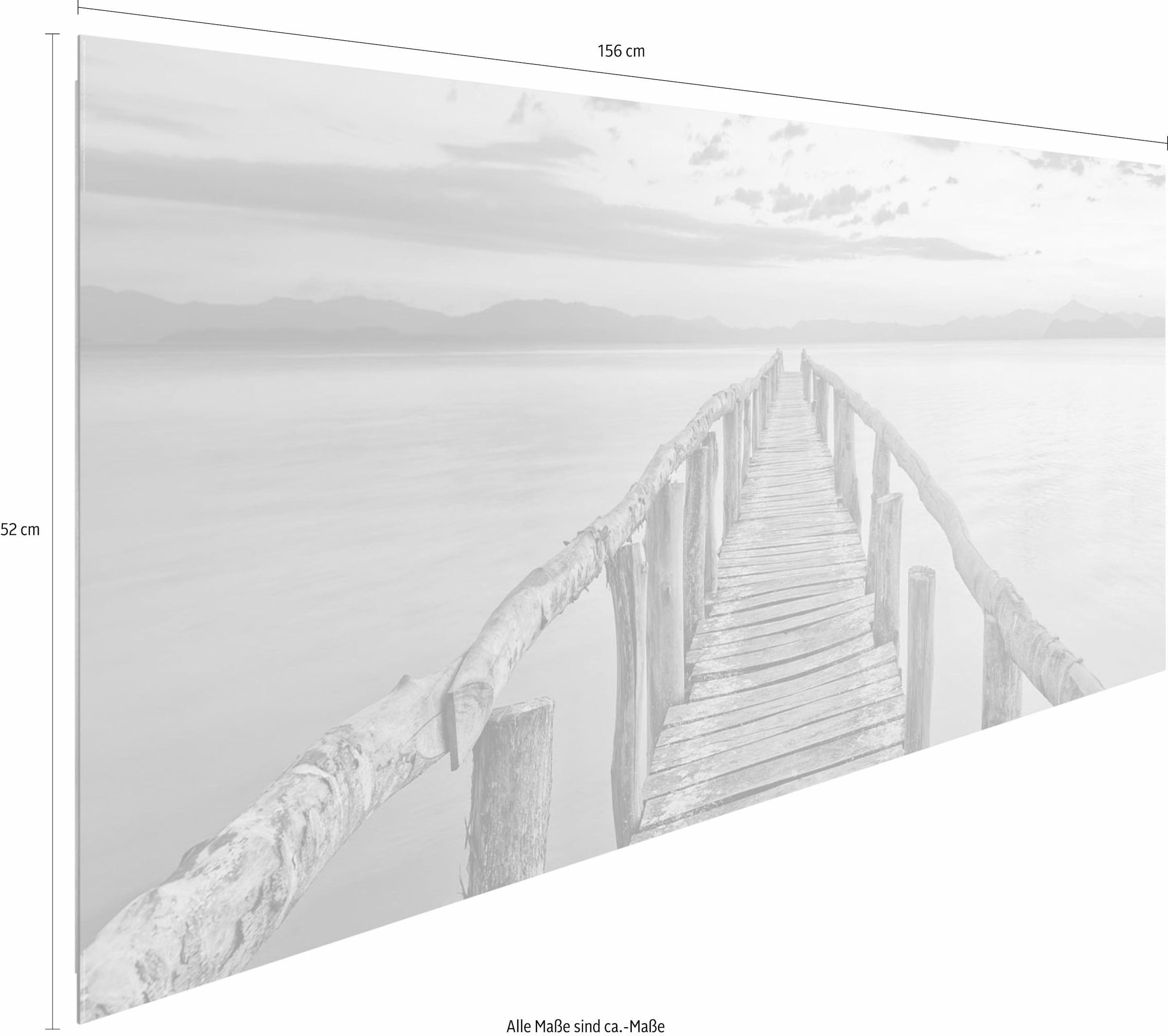 Reinders! Deco-Panel »Alter Steg«, 156/52 cm