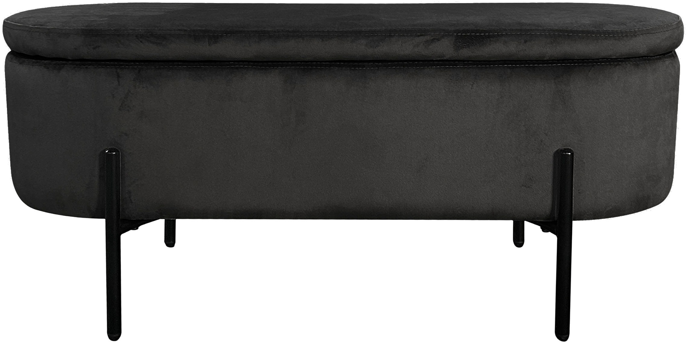 byLIVING Sitzbank »NOVA« Samt, mit Stauraum/Truhe, Innenmaß Truhe 26,5 x 83cm, Höhe: 19 cm