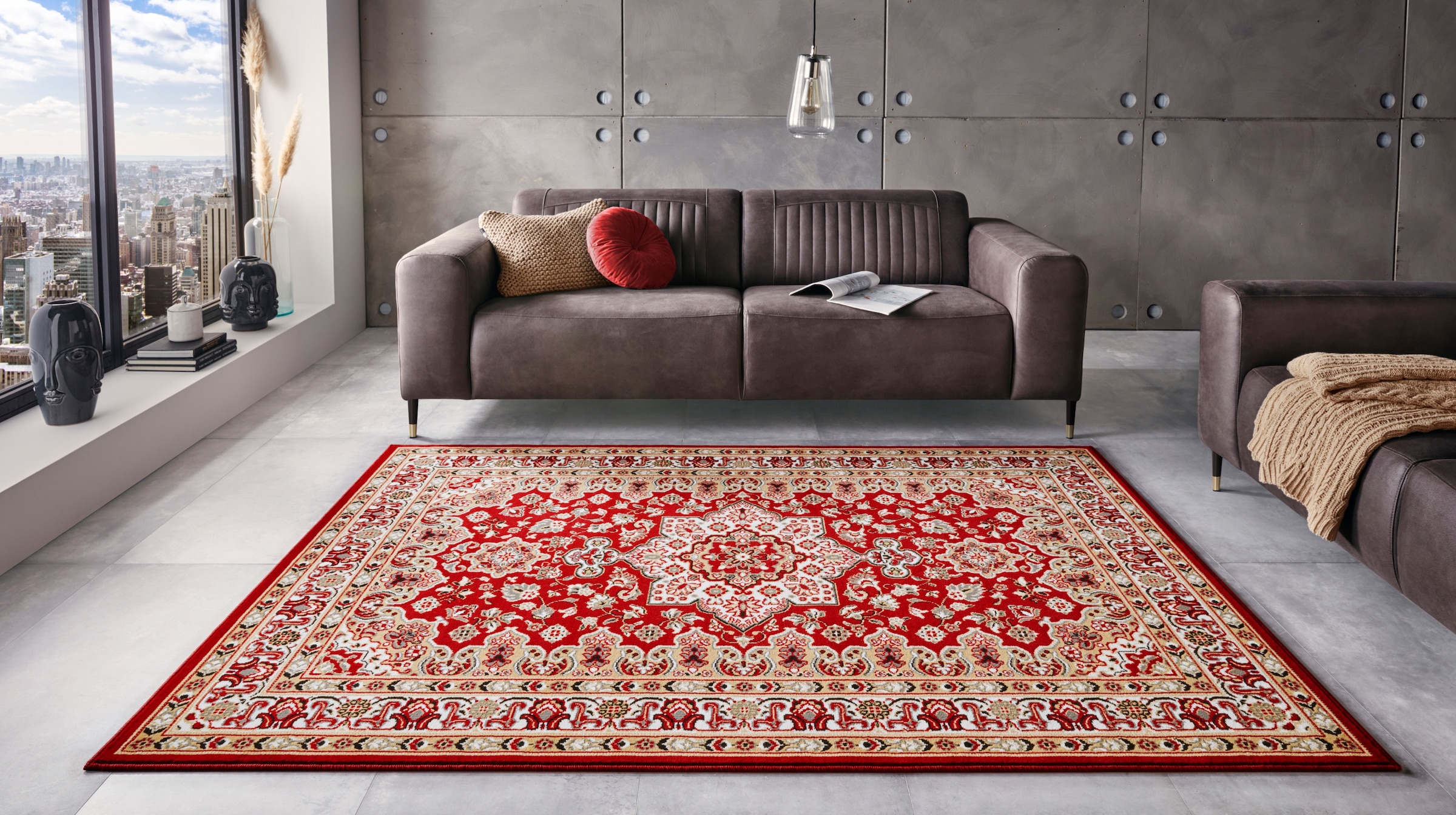 HANSE Home Teppich "Parun Täbriz" rechteckig 9 mm Höhe Kurzflor, Orient, Lä günstig online kaufen