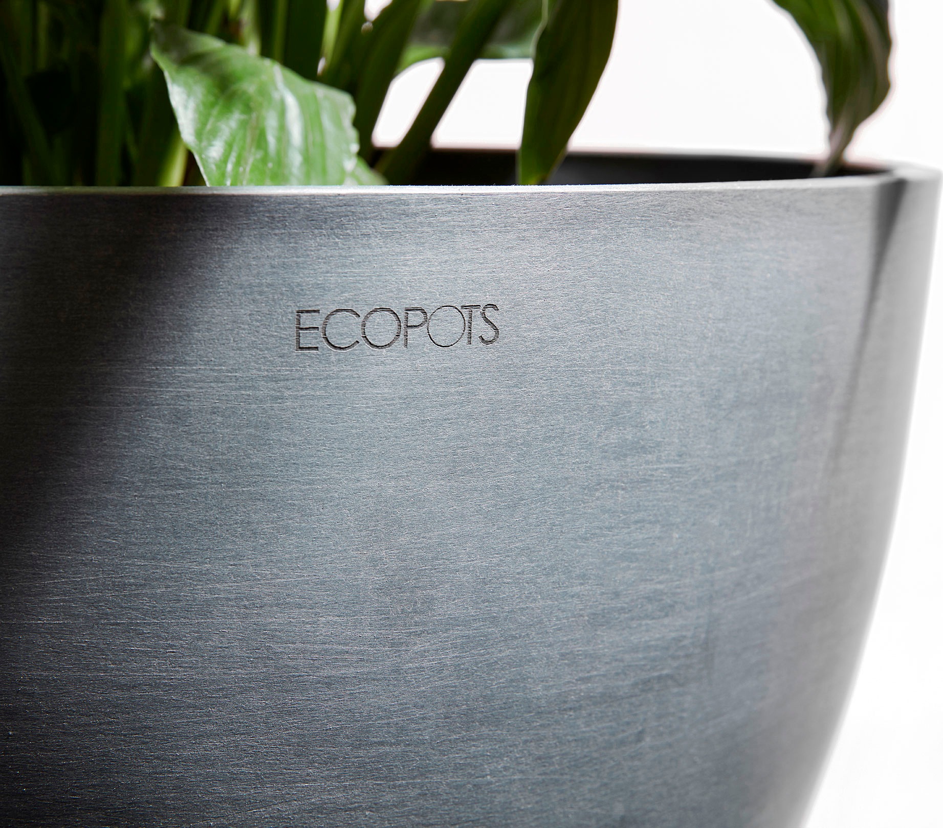 ECOPOTS Blumentopf »Stockholm 31 Grau«, für innen und außen: frostsicher, bruchsicher und lichtbeständig