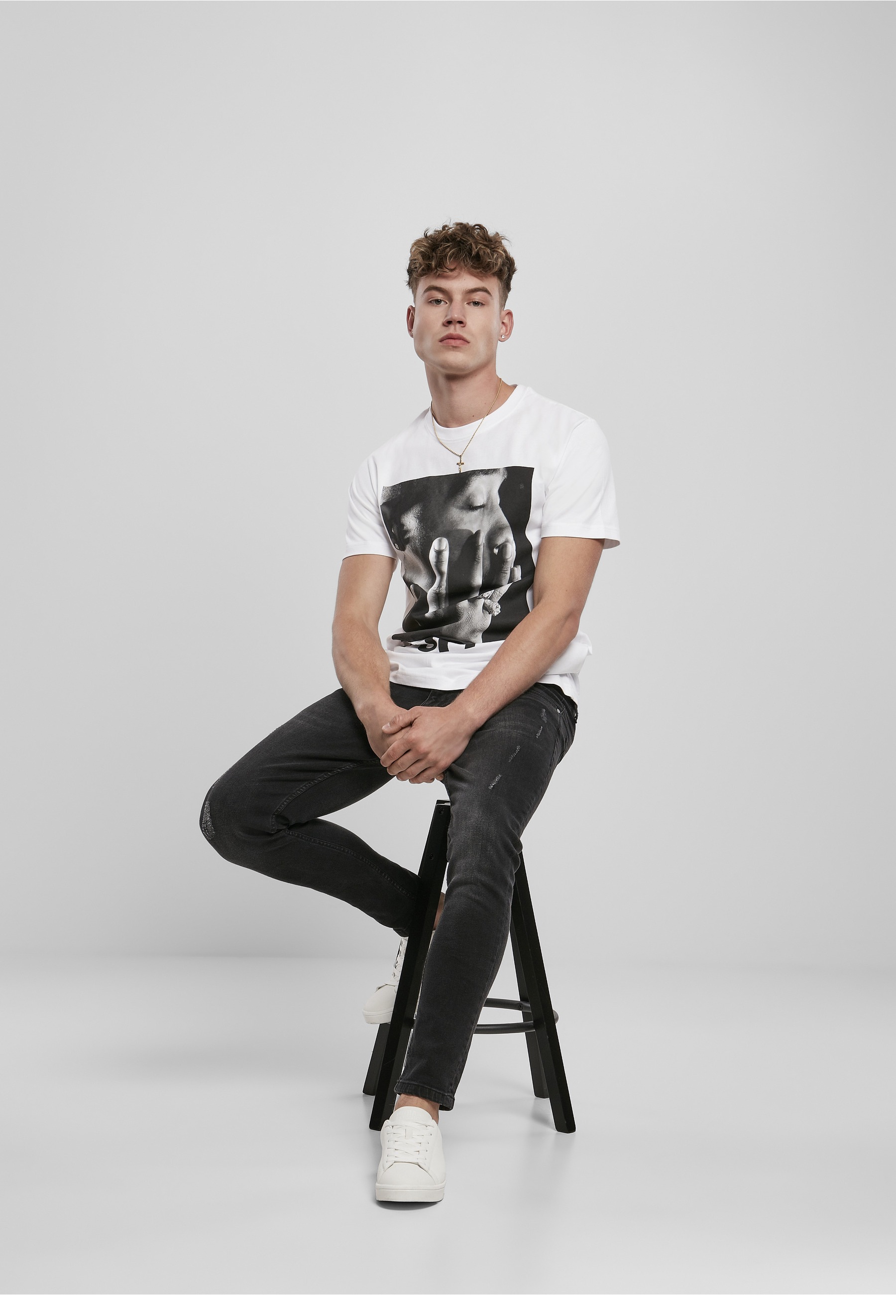 Merchcode T-Shirt »Merchcode Herren Tupac Profile Tee« 1 Stk.