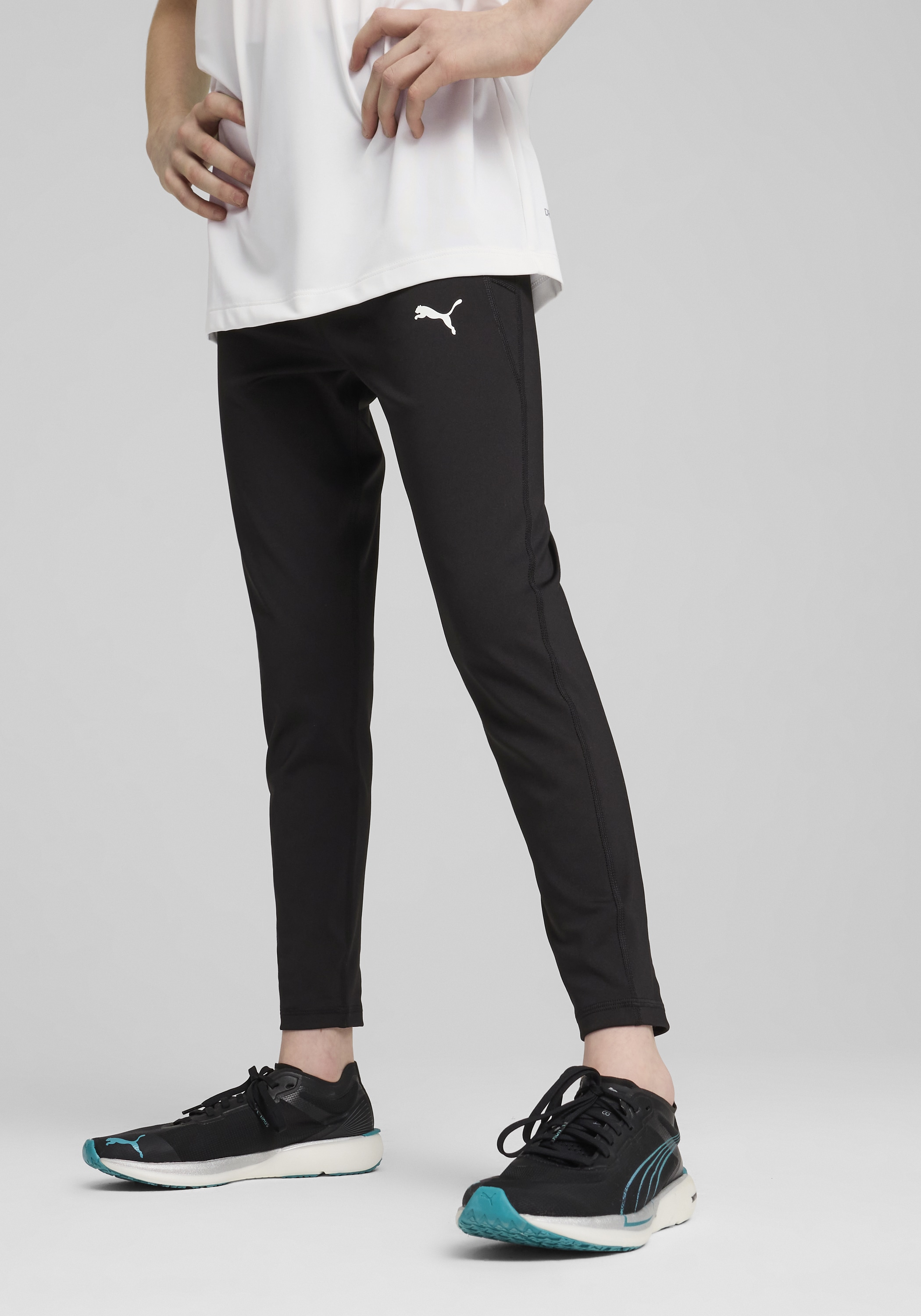 Puma Leggings "Tad Ess High Waist 78 Tights G" Atmungsaktives Material, Mit DryCELL Technologie, Schmale Passform