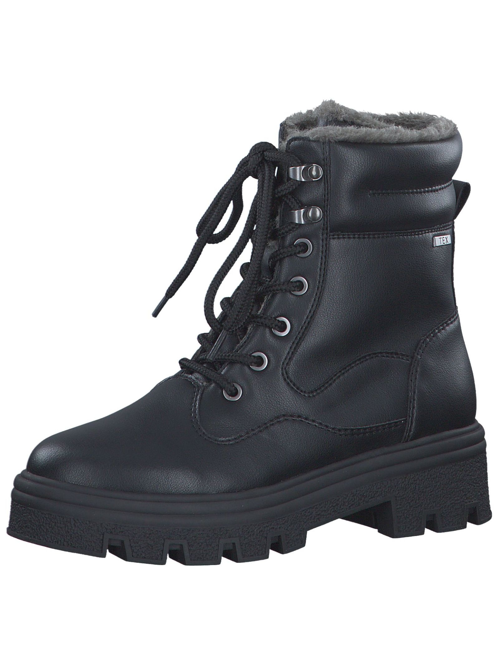 s.Oliver Schnürstiefelette »s.Oliver Stiefelette Lederimitat/Textil«