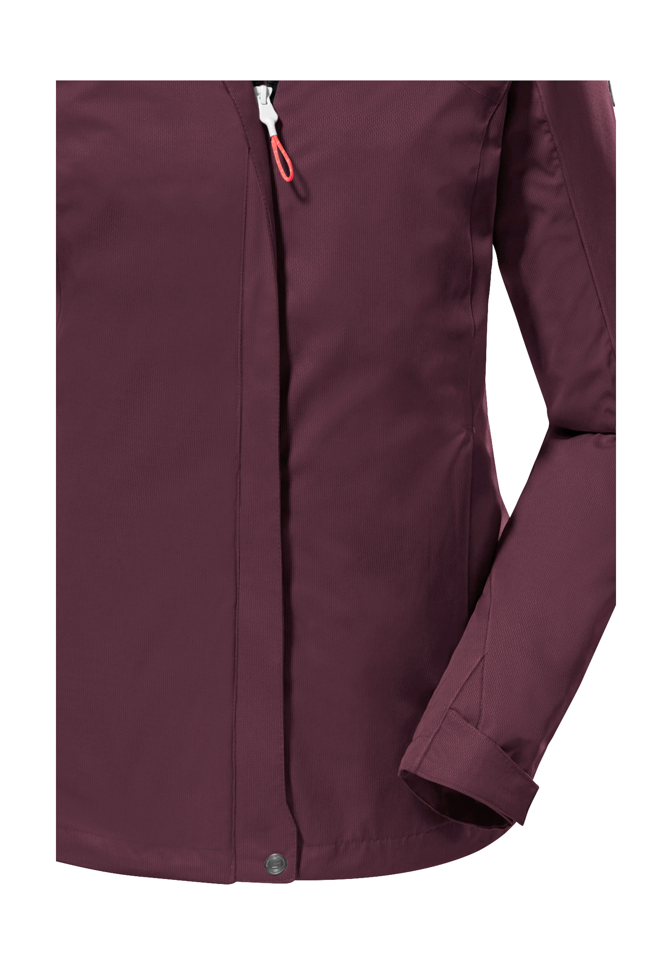 Killtec Outdoorjacke »KOS 133 WMN JCKT«, Wasser- und winddichte Damenjacke mit abnehmbarer Kapuze, PFAS-frei