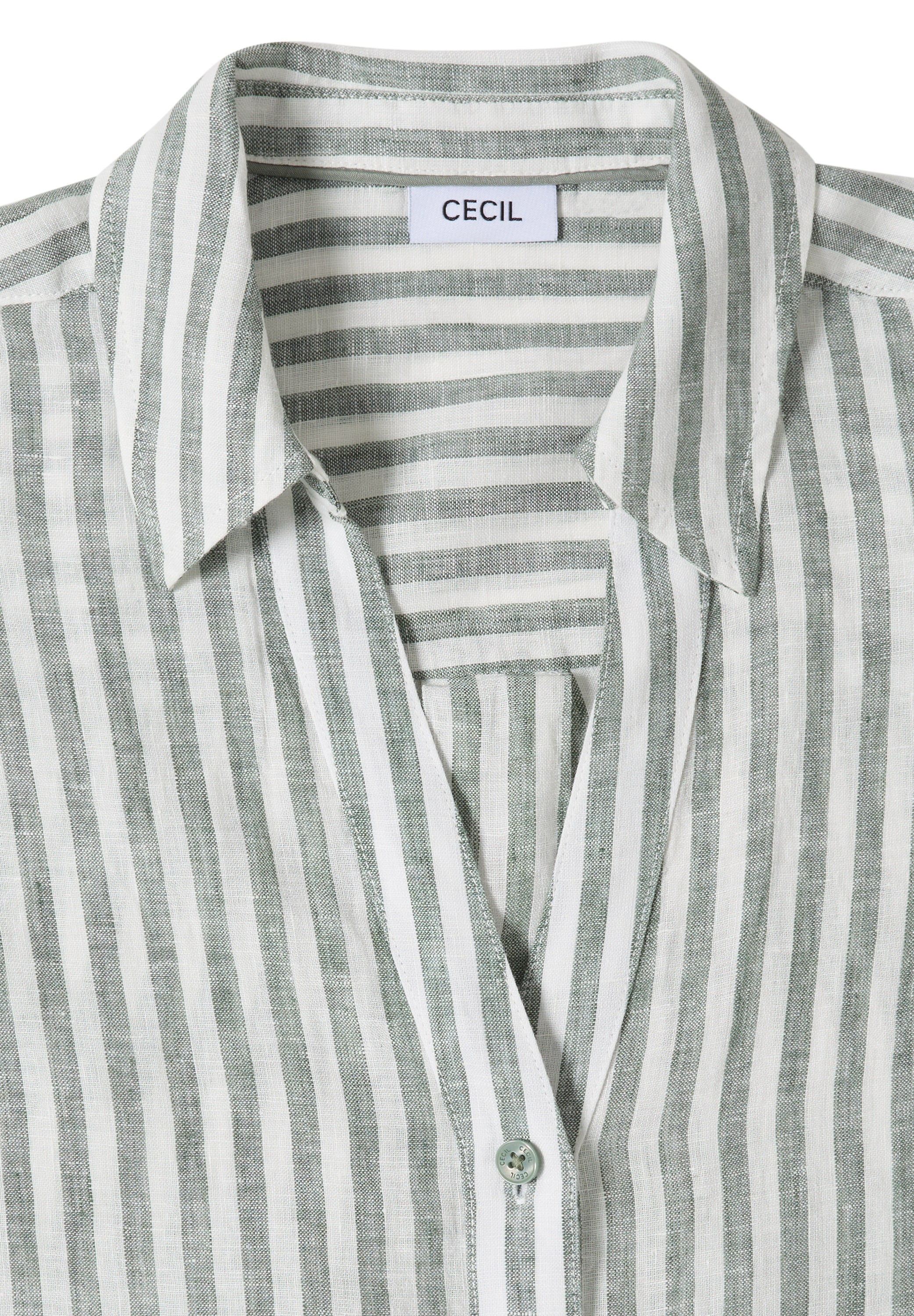 Cecil Kurzarmbluse aus Leinen