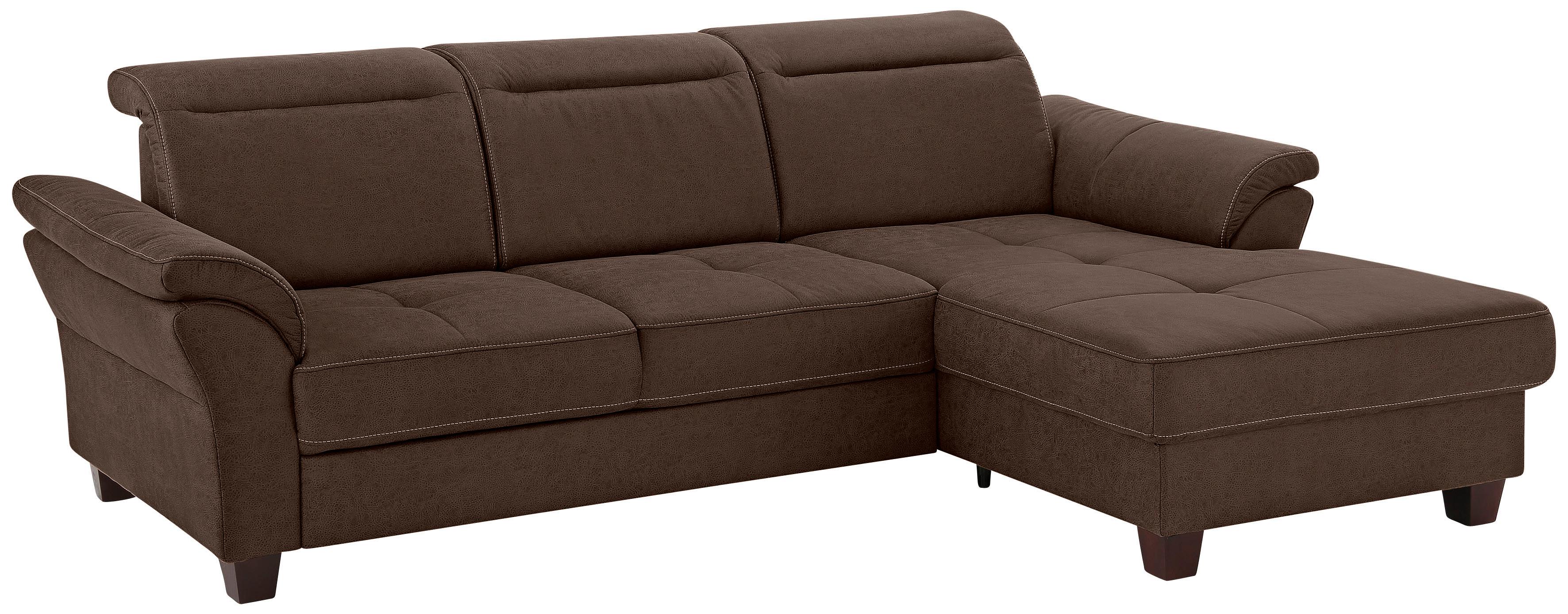 OTTO home Ecksofa "Solvei L-Form" mit Recamierenabschluß und Sitztiefenverstellung