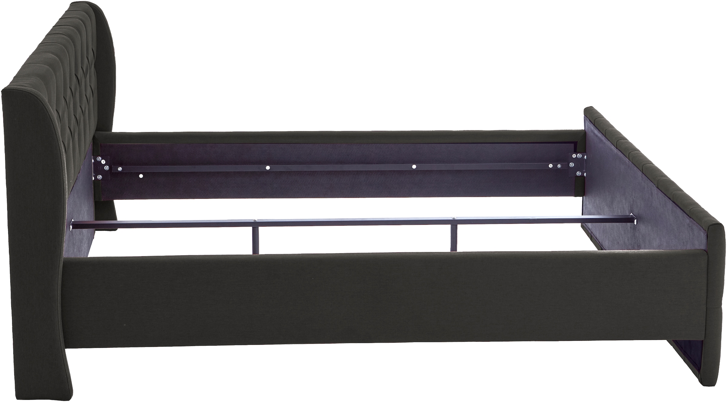 ATLANTIC home collection Bettgestell »TAMINA mit Chesterfieldoptik Kopf- und Fußteil« in zwei Breiten und vier Farben erhältlich