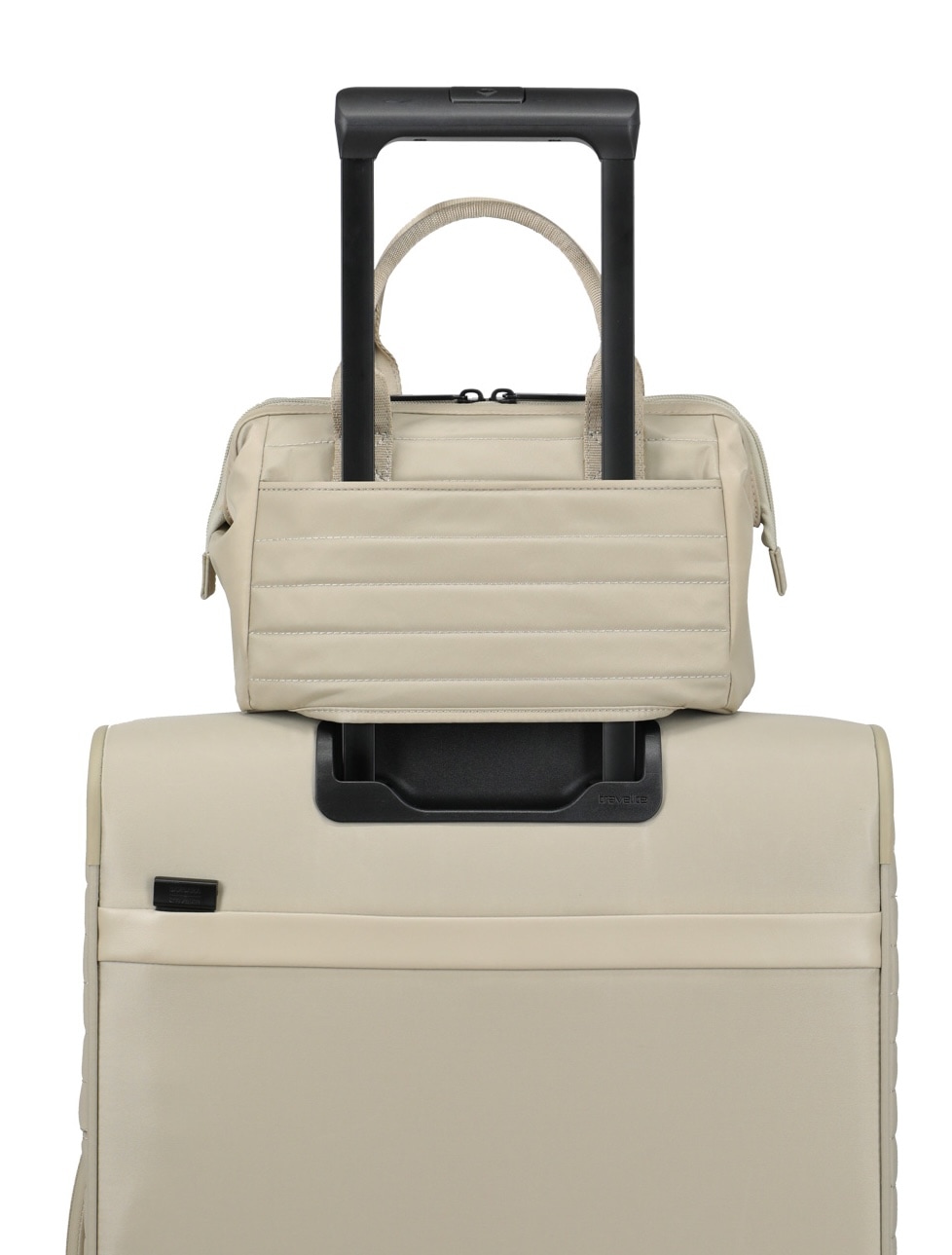 travelite Kosmetiktasche »BARBARA & travelite | BARBARA STEPP«, Cosmetic Bag Trolley Sleeve Doctorbag-Öffnung als Handtasche nutzbar