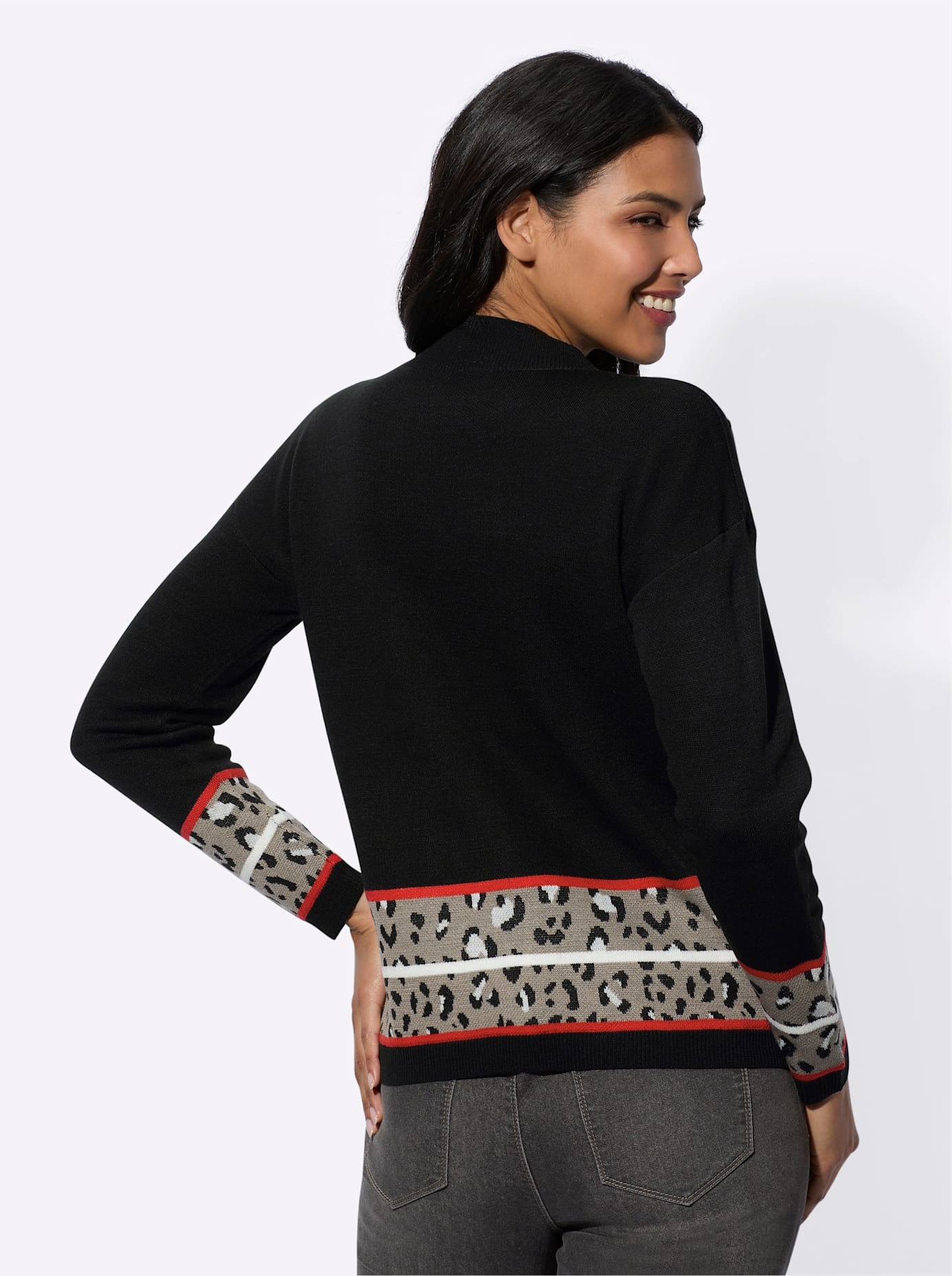 Classic Basics Stehkragenpullover »Langarm-Pullover«